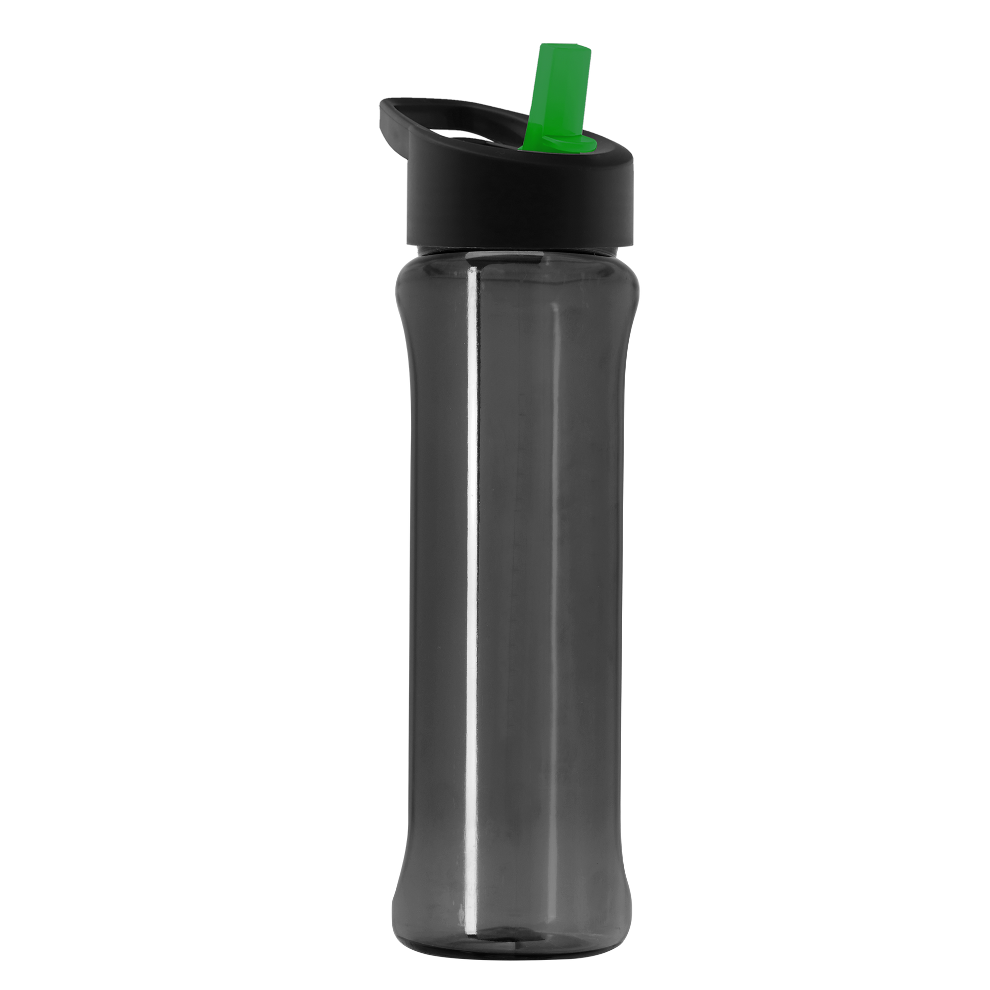 Boss Embossed RPET Bottle with Flip-Straw Lid - 26 oz.