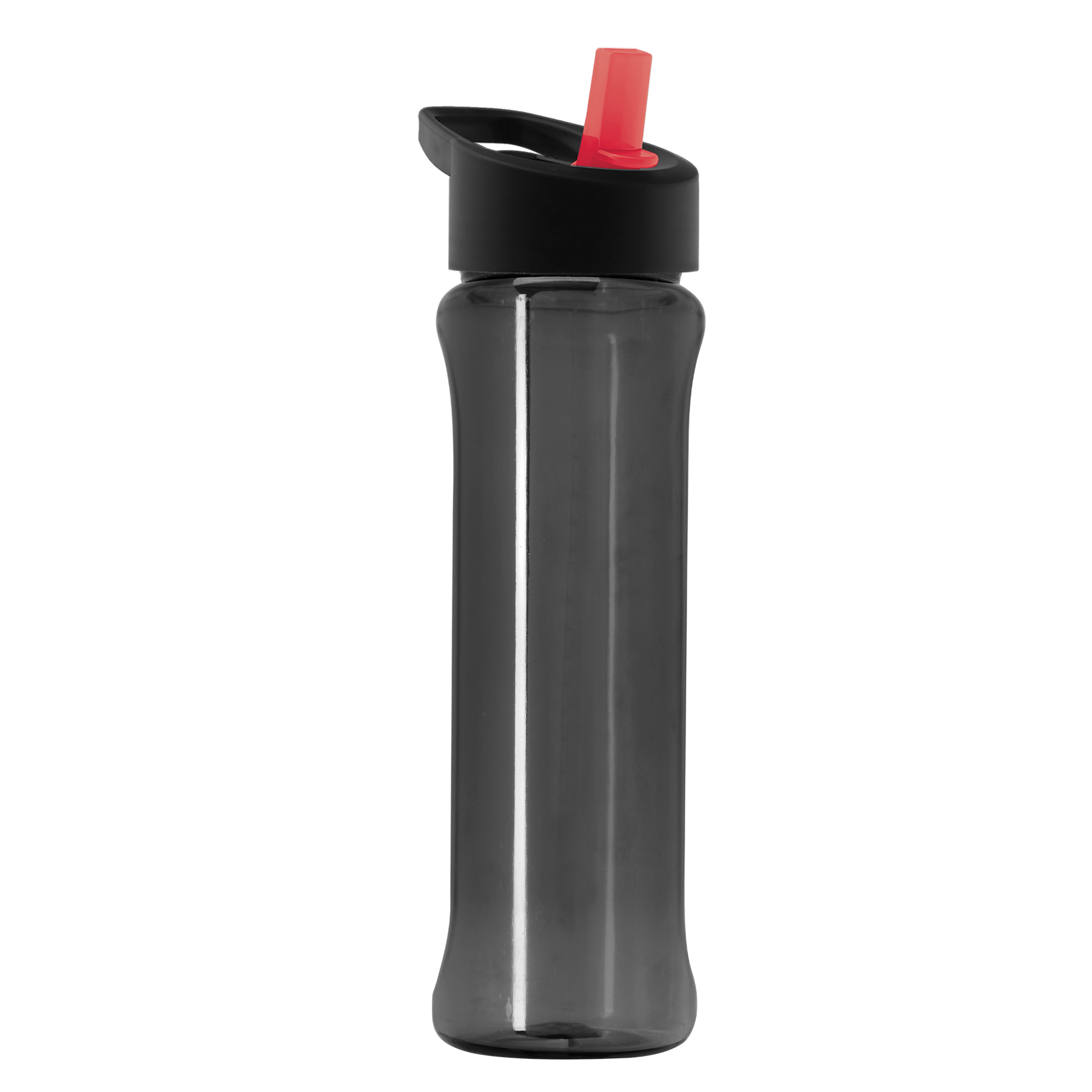 Boss Embossed RPET Bottle with Flip-Straw Lid - 26 oz.