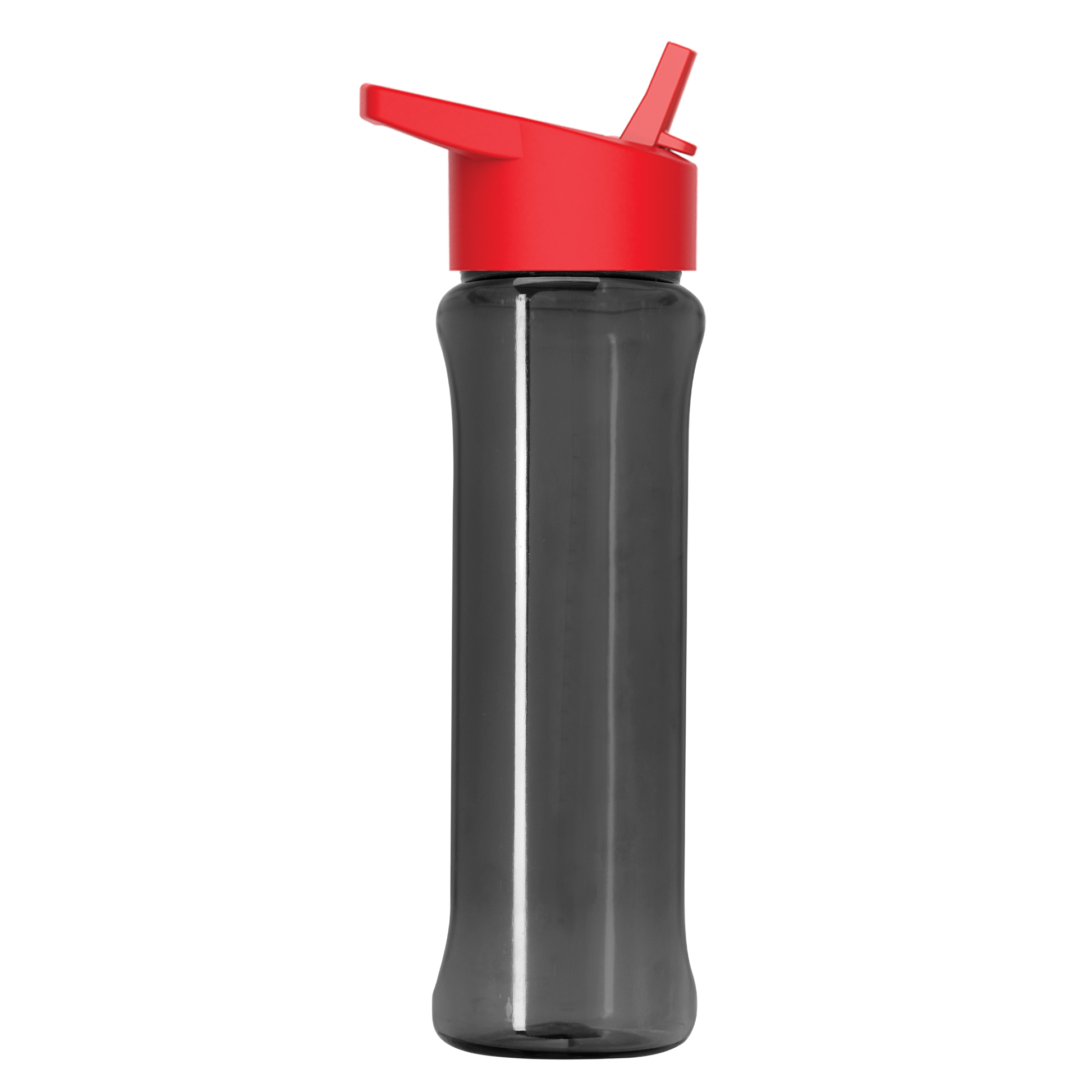 Boss Embossed RPET Bottle with Flip-Straw Lid - 26 oz.