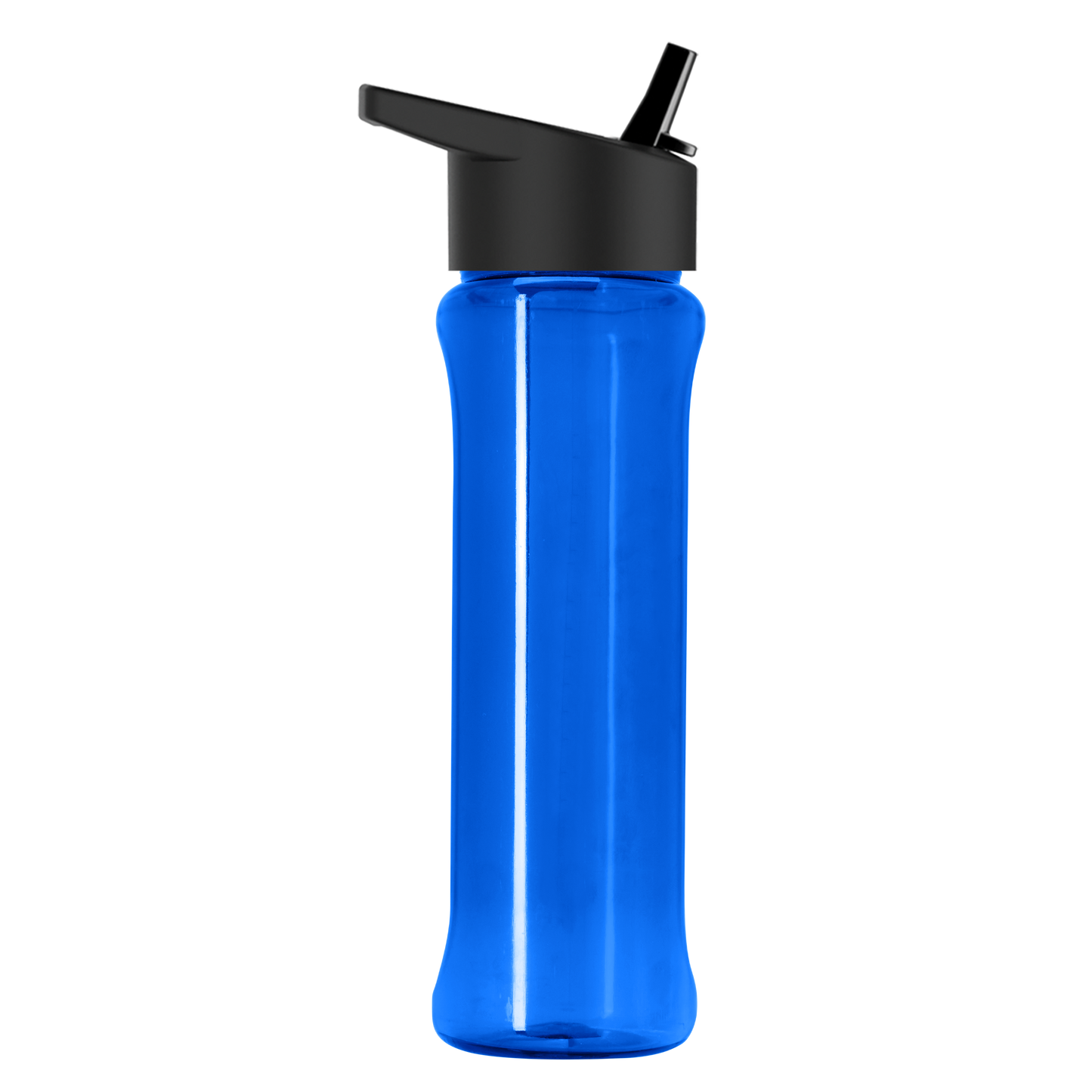 Boss Embossed RPET Bottle with Flip-Straw Lid - 26 oz.