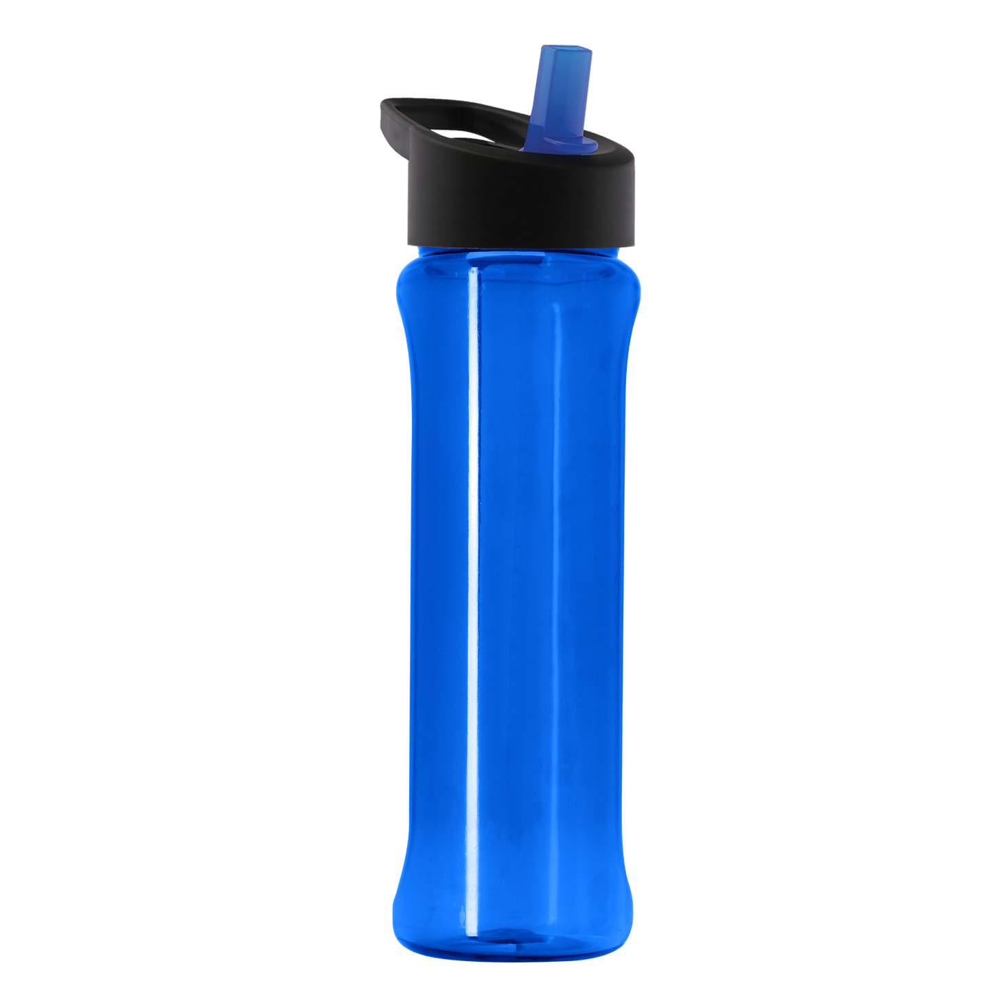 Boss Embossed RPET Bottle with Flip-Straw Lid - 26 oz.