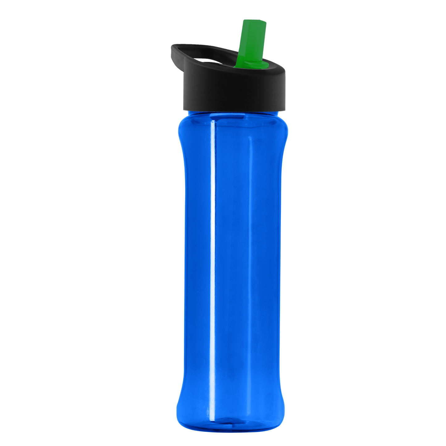 Boss Embossed RPET Bottle with Flip-Straw Lid - 26 oz.