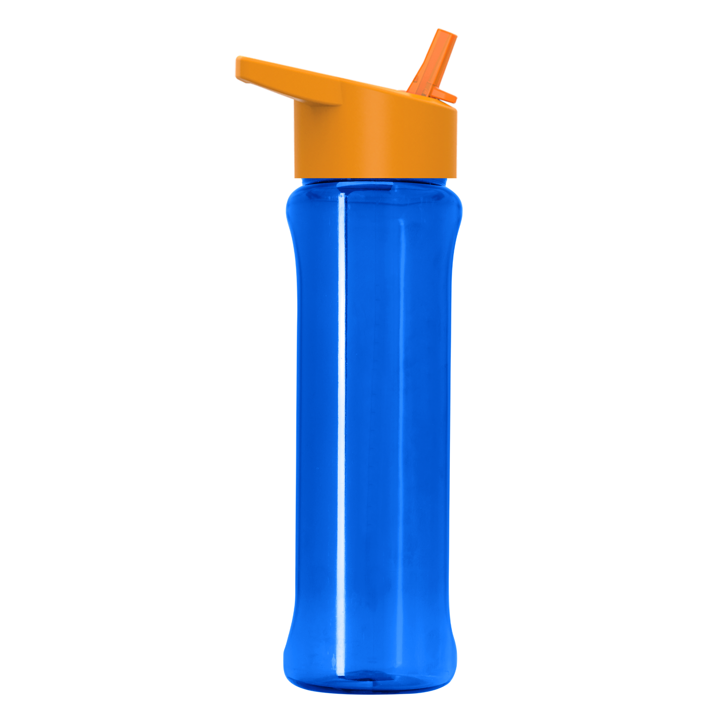 Boss Embossed RPET Bottle with Flip-Straw Lid - 26 oz.