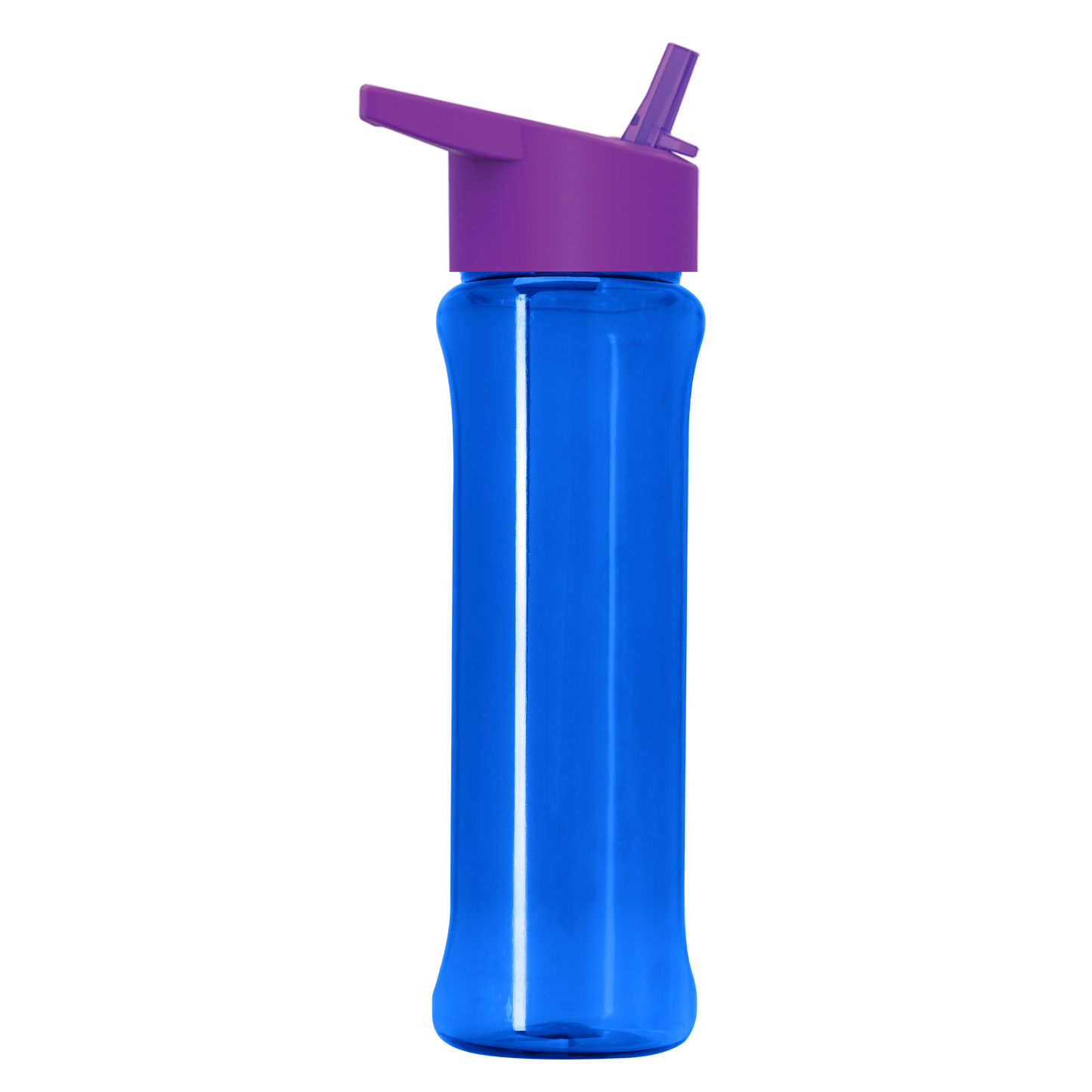 Boss Embossed RPET Bottle with Flip-Straw Lid - 26 oz.