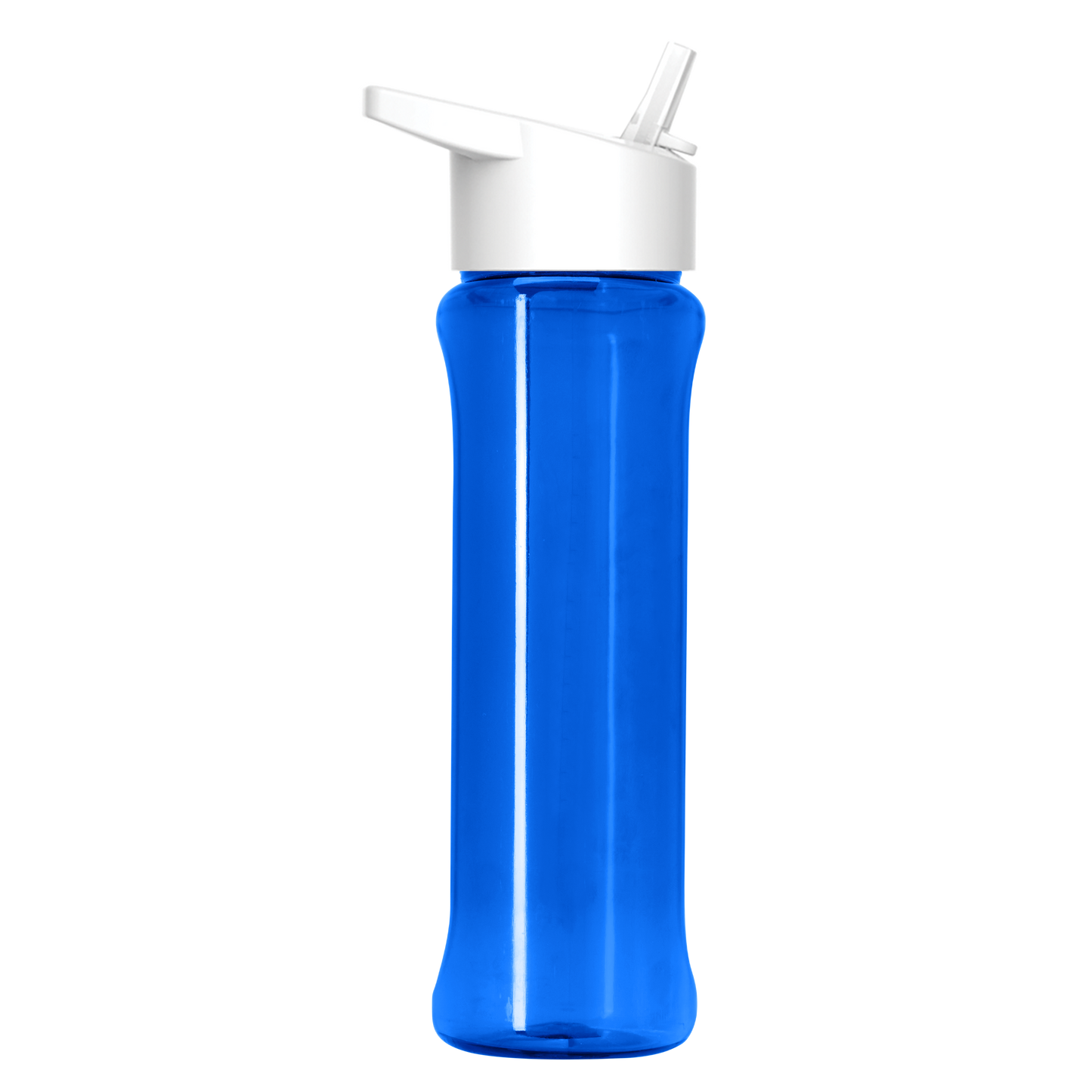Boss Embossed RPET Bottle with Flip-Straw Lid - 26 oz.