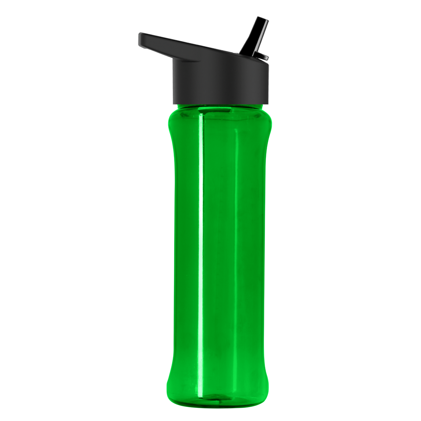 Boss Embossed RPET Bottle with Flip-Straw Lid - 26 oz.