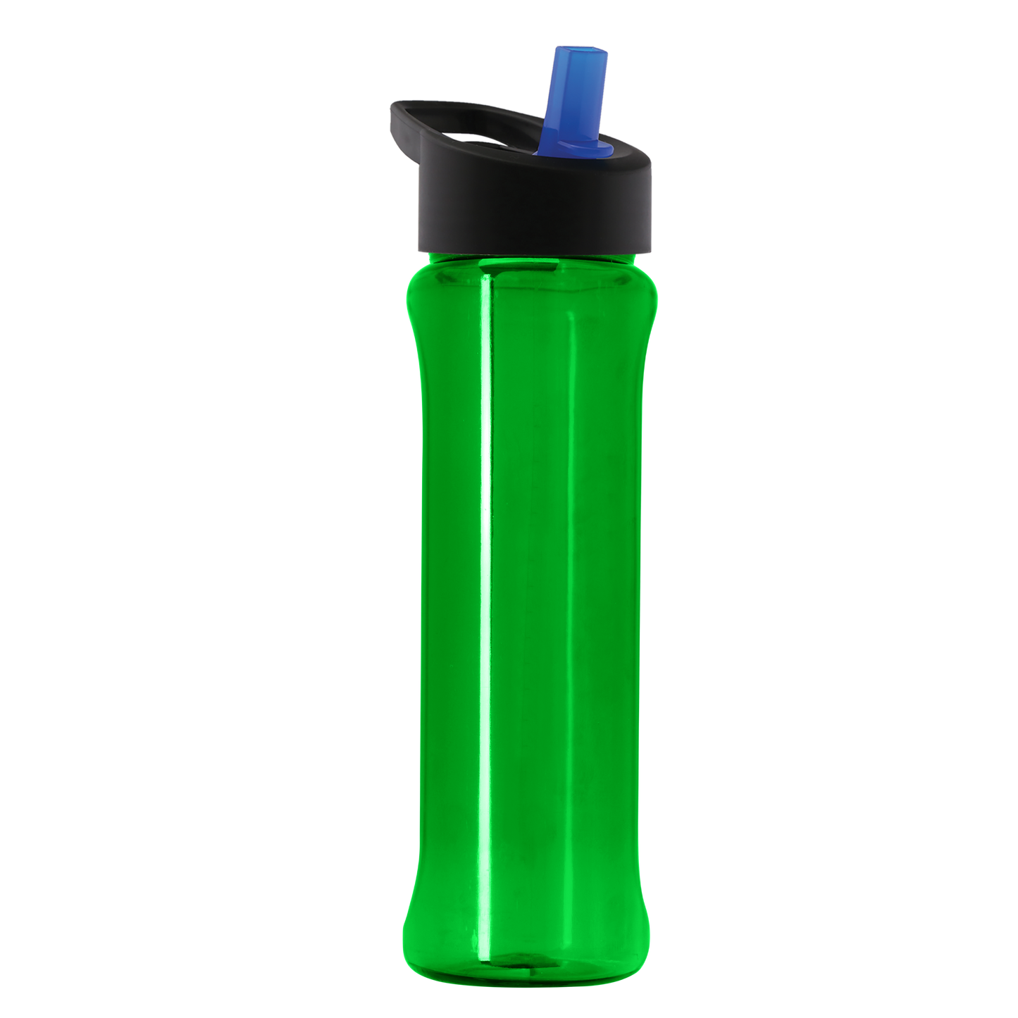 Boss Embossed RPET Bottle with Flip-Straw Lid - 26 oz.