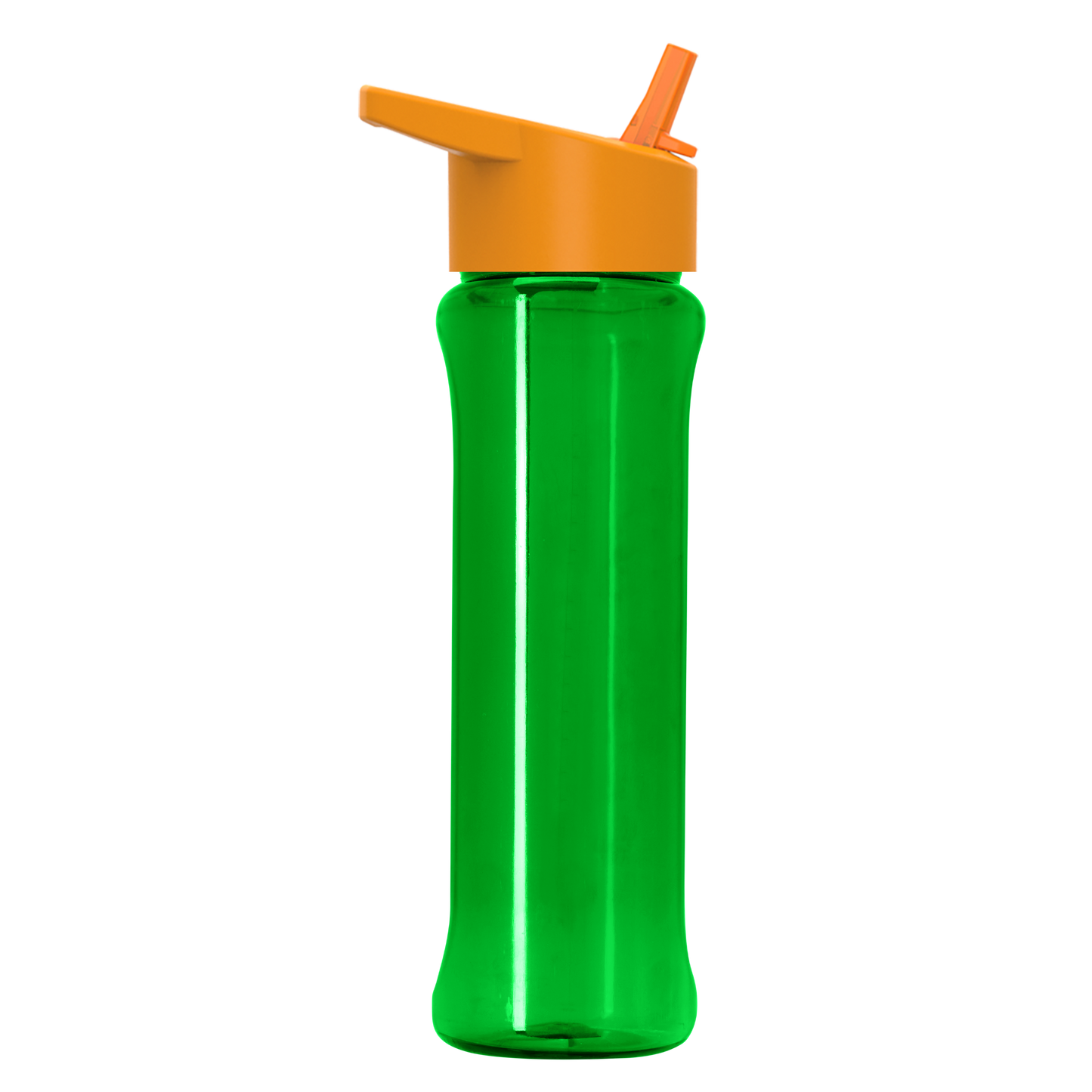 Boss Embossed RPET Bottle with Flip-Straw Lid - 26 oz.