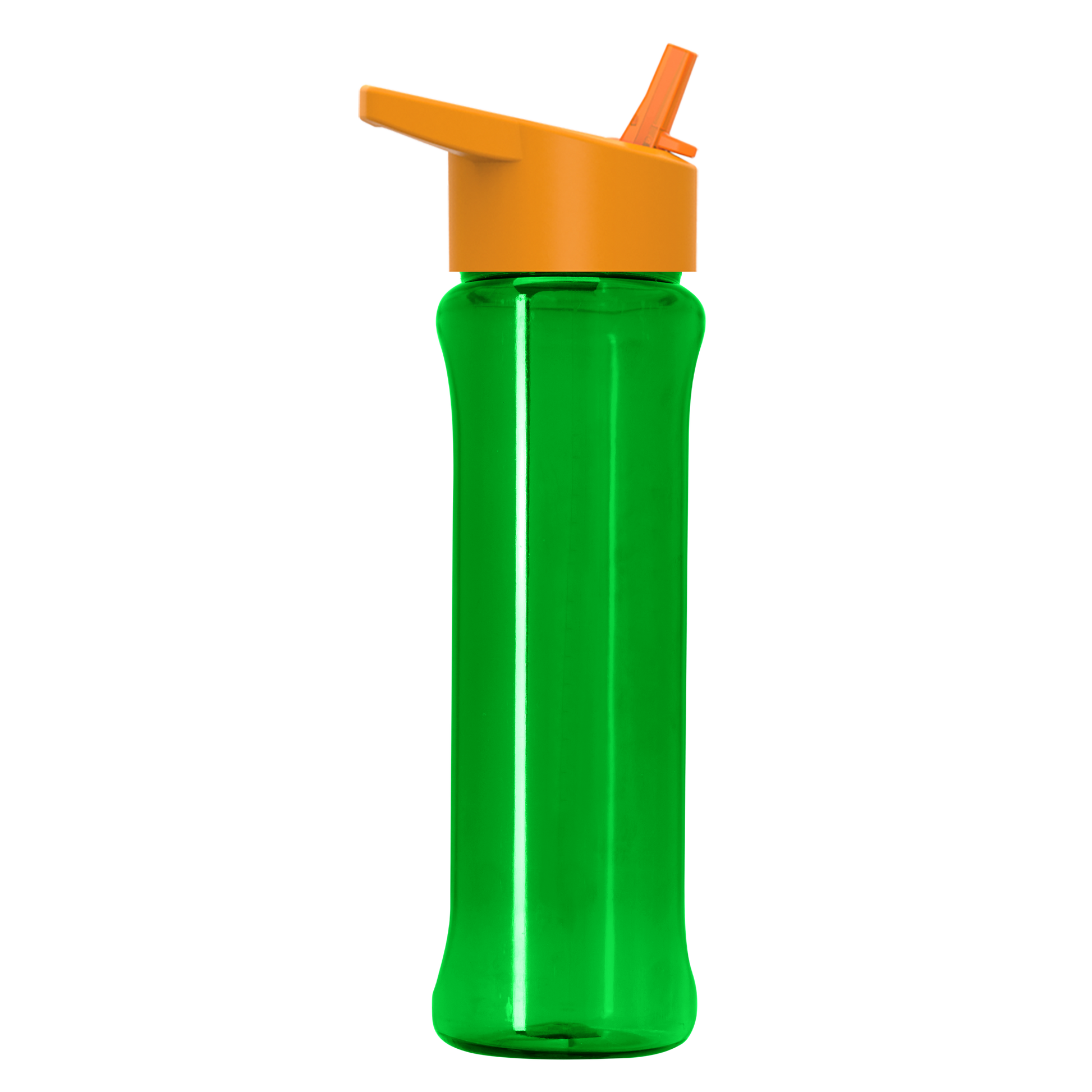 Boss Embossed RPET Bottle with Flip-Straw Lid - 26 oz.