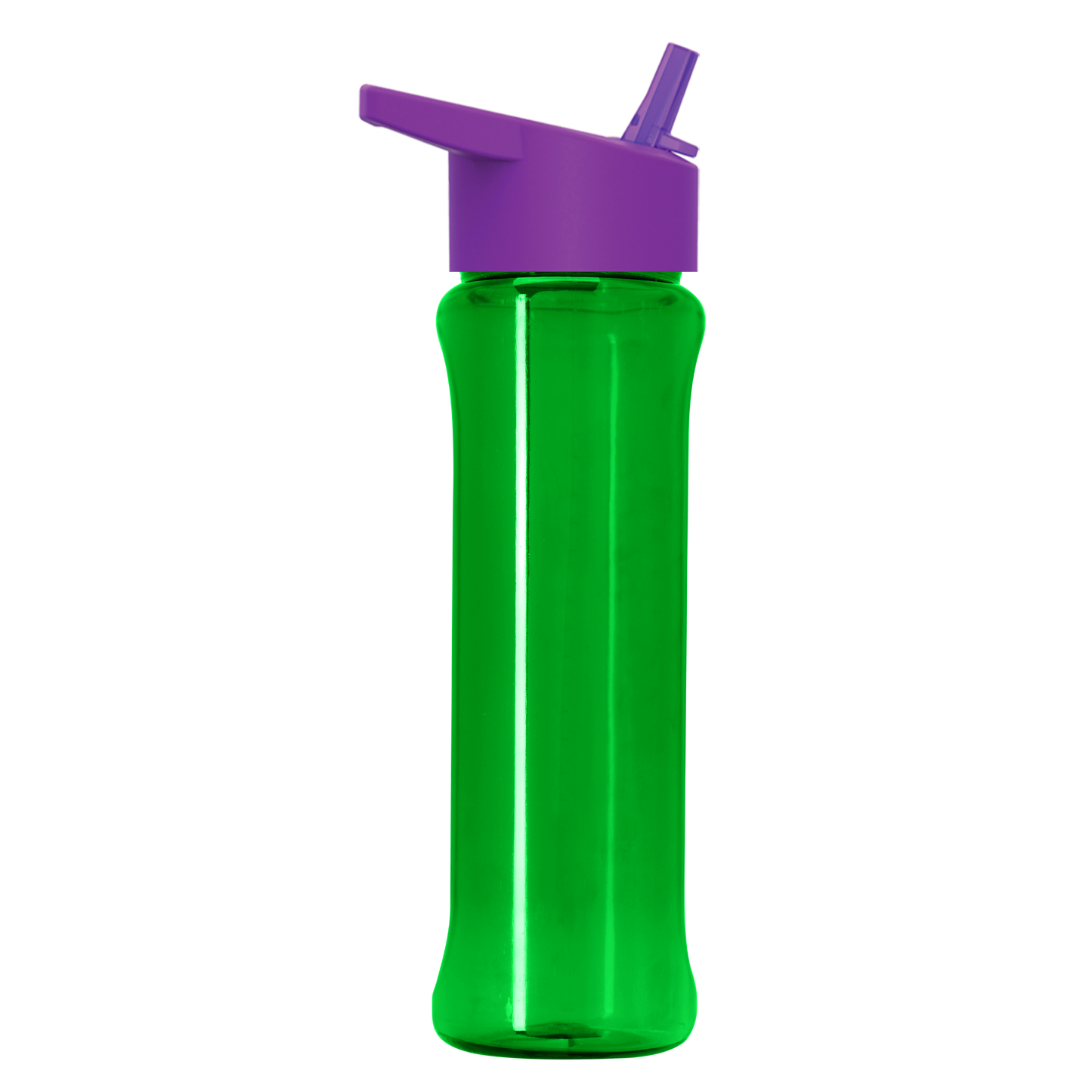 Boss Embossed RPET Bottle with Flip-Straw Lid - 26 oz.