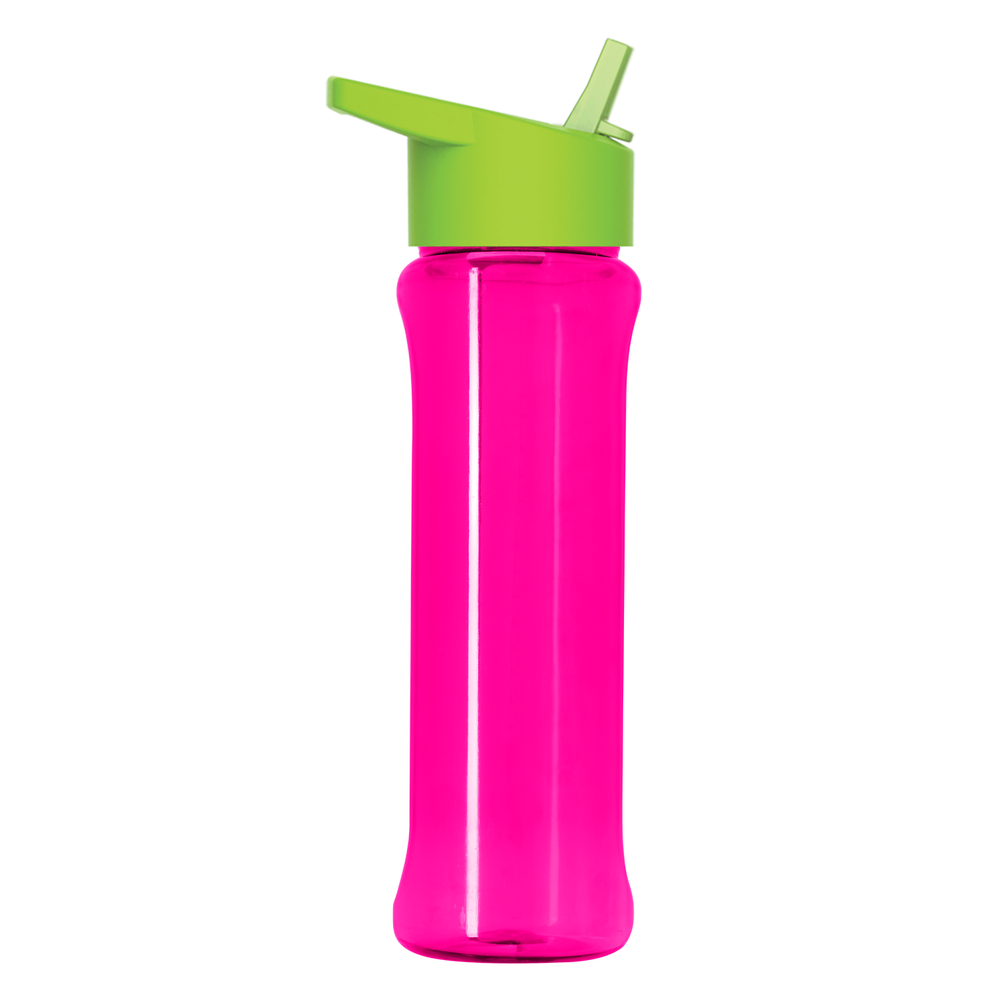Boss Embossed RPET Bottle with Flip-Straw Lid - 26 oz.