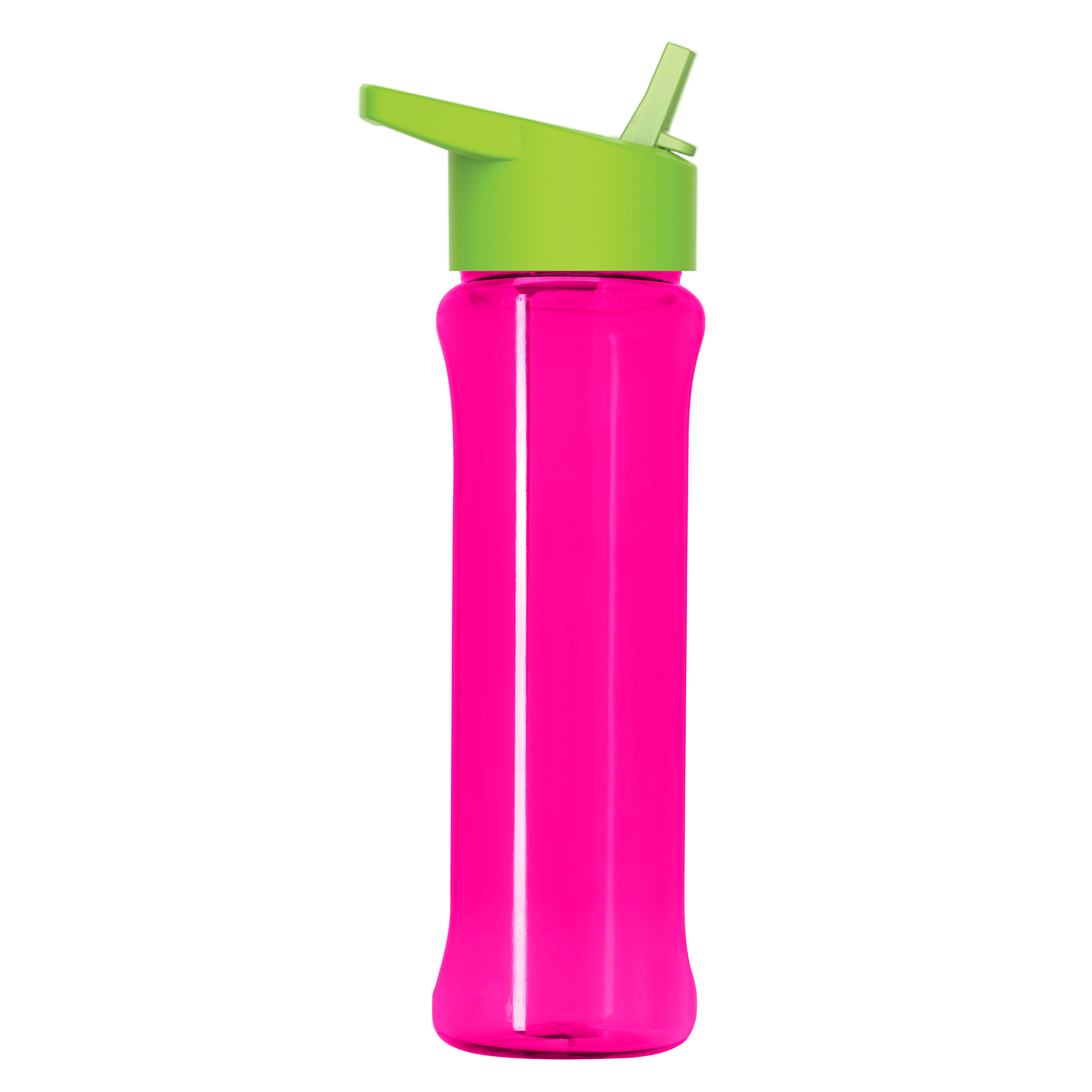 Boss Embossed RPET Bottle with Flip-Straw Lid - 26 oz.