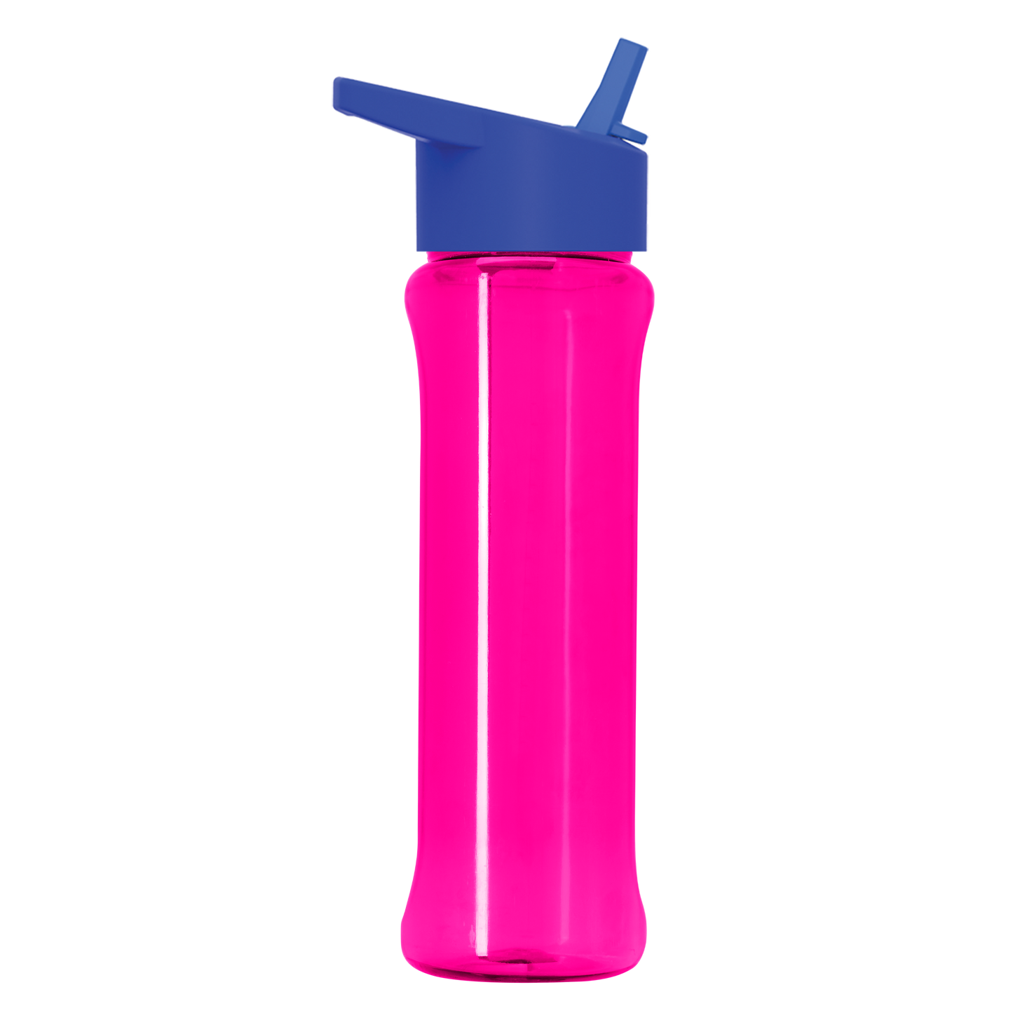 Boss Embossed RPET Bottle with Flip-Straw Lid - 26 oz.