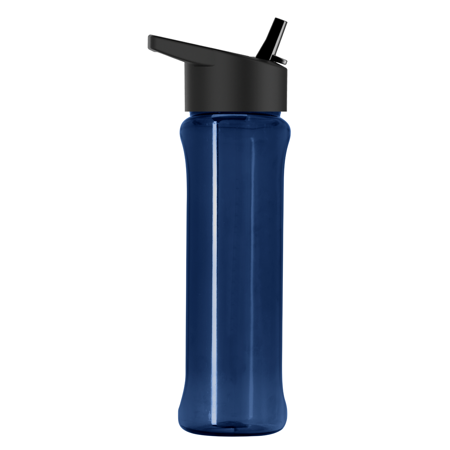 Boss Embossed RPET Bottle with Flip-Straw Lid - 26 oz.