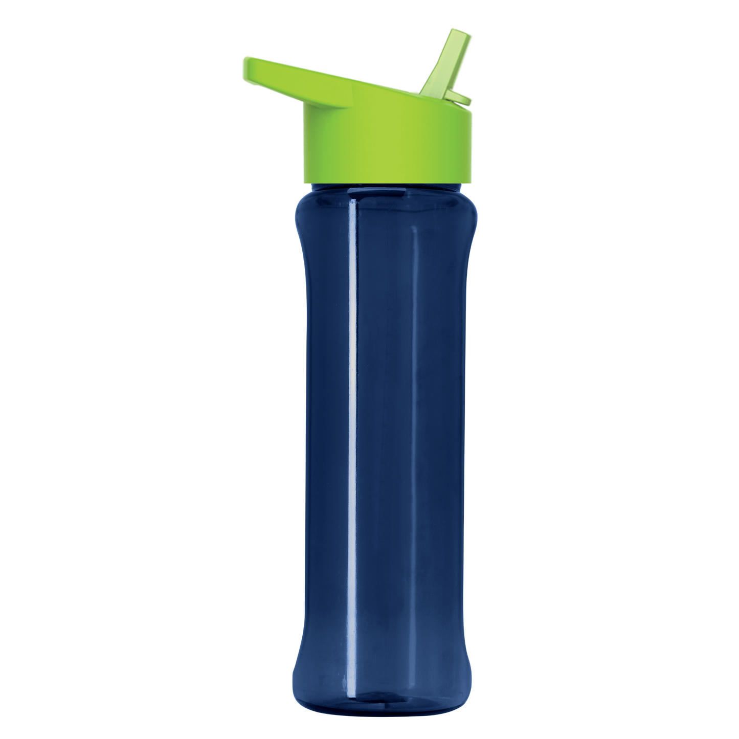 Boss Embossed RPET Bottle with Flip-Straw Lid - 26 oz.
