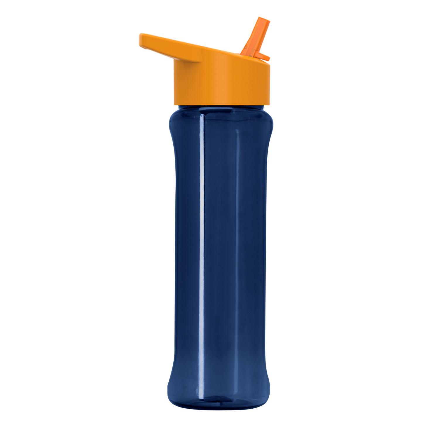 Boss Embossed RPET Bottle with Flip-Straw Lid - 26 oz.
