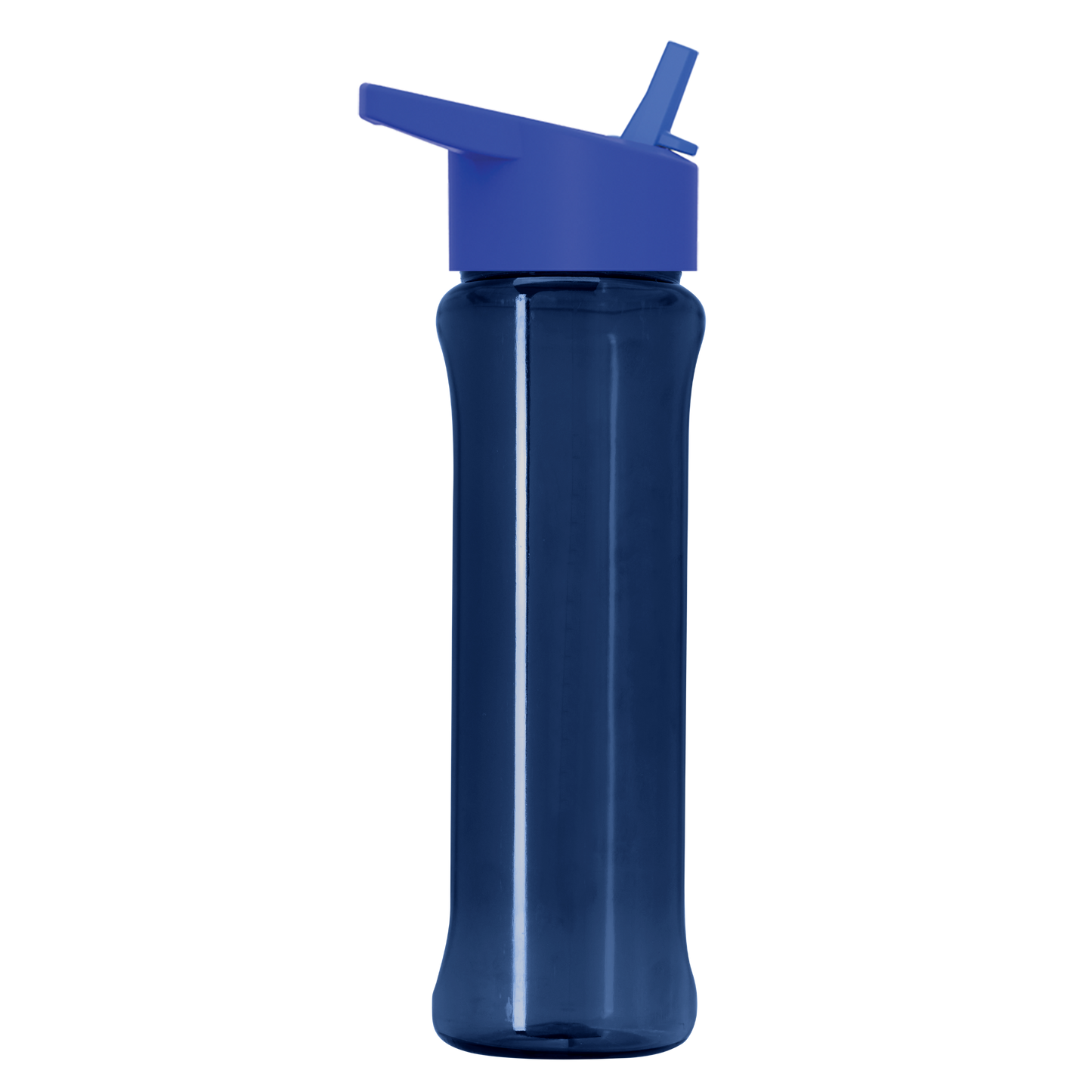 Boss Embossed RPET Bottle with Flip-Straw Lid - 26 oz.