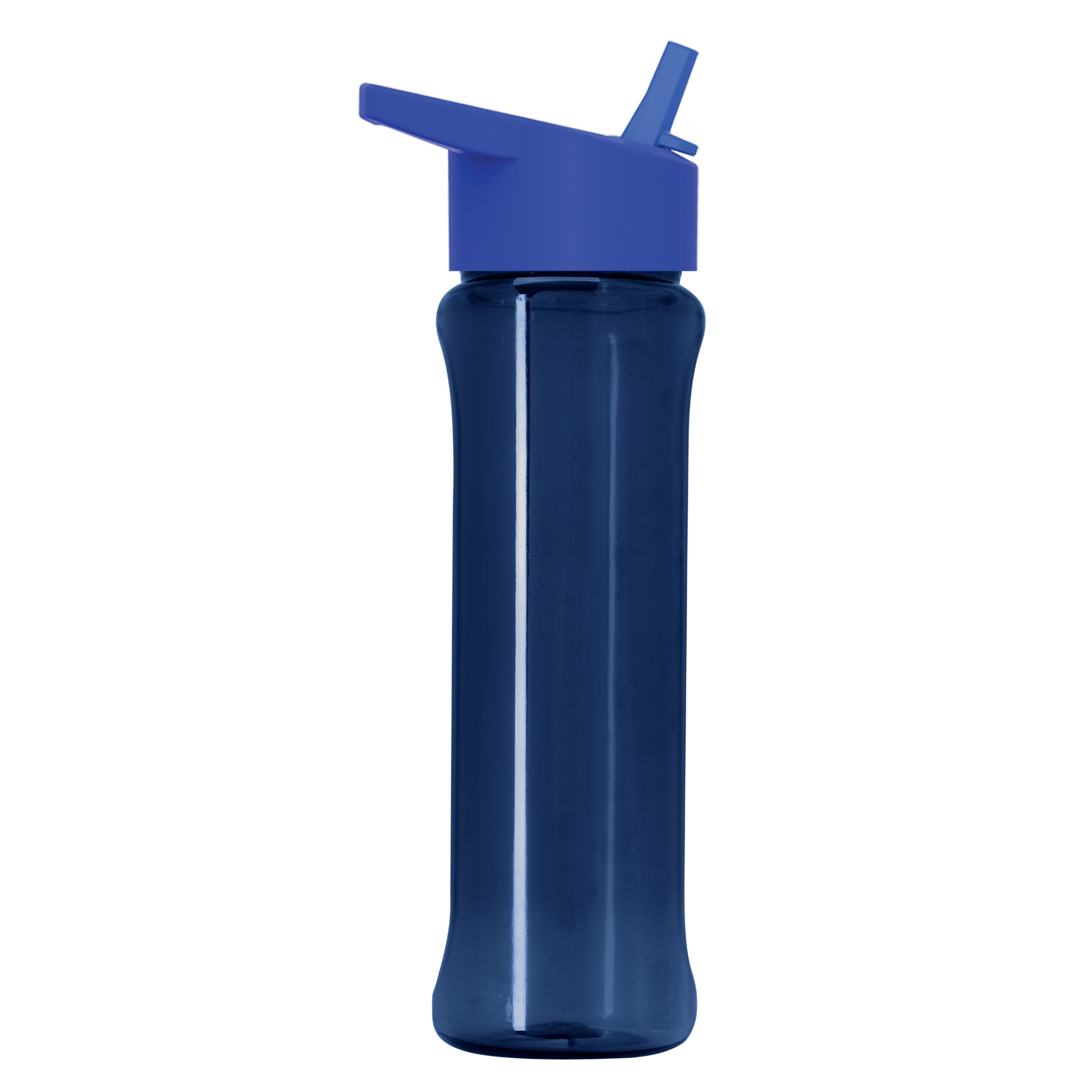 Boss Embossed RPET Bottle with Flip-Straw Lid - 26 oz.