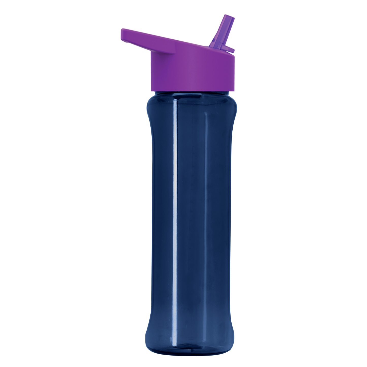 Boss Embossed RPET Bottle with Flip-Straw Lid - 26 oz.