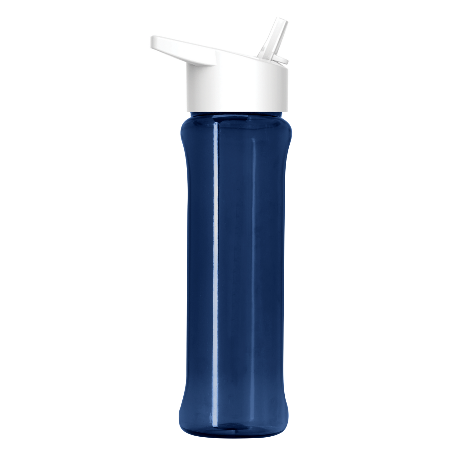 Boss Embossed RPET Bottle with Flip-Straw Lid - 26 oz.