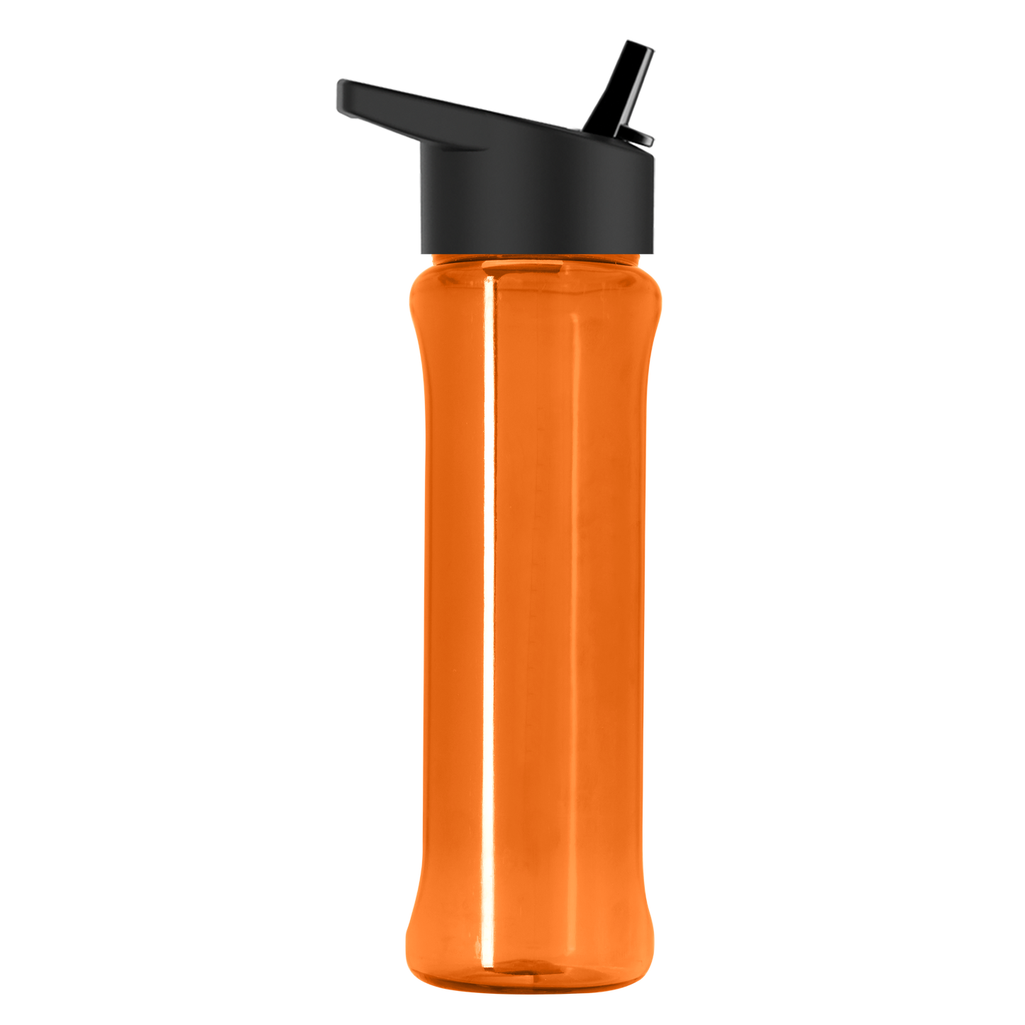 Boss Embossed RPET Bottle with Flip-Straw Lid - 26 oz.