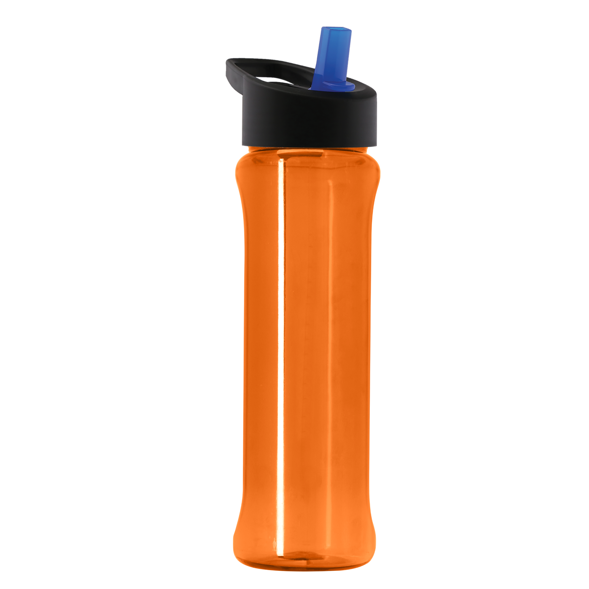 Boss Embossed RPET Bottle with Flip-Straw Lid - 26 oz.
