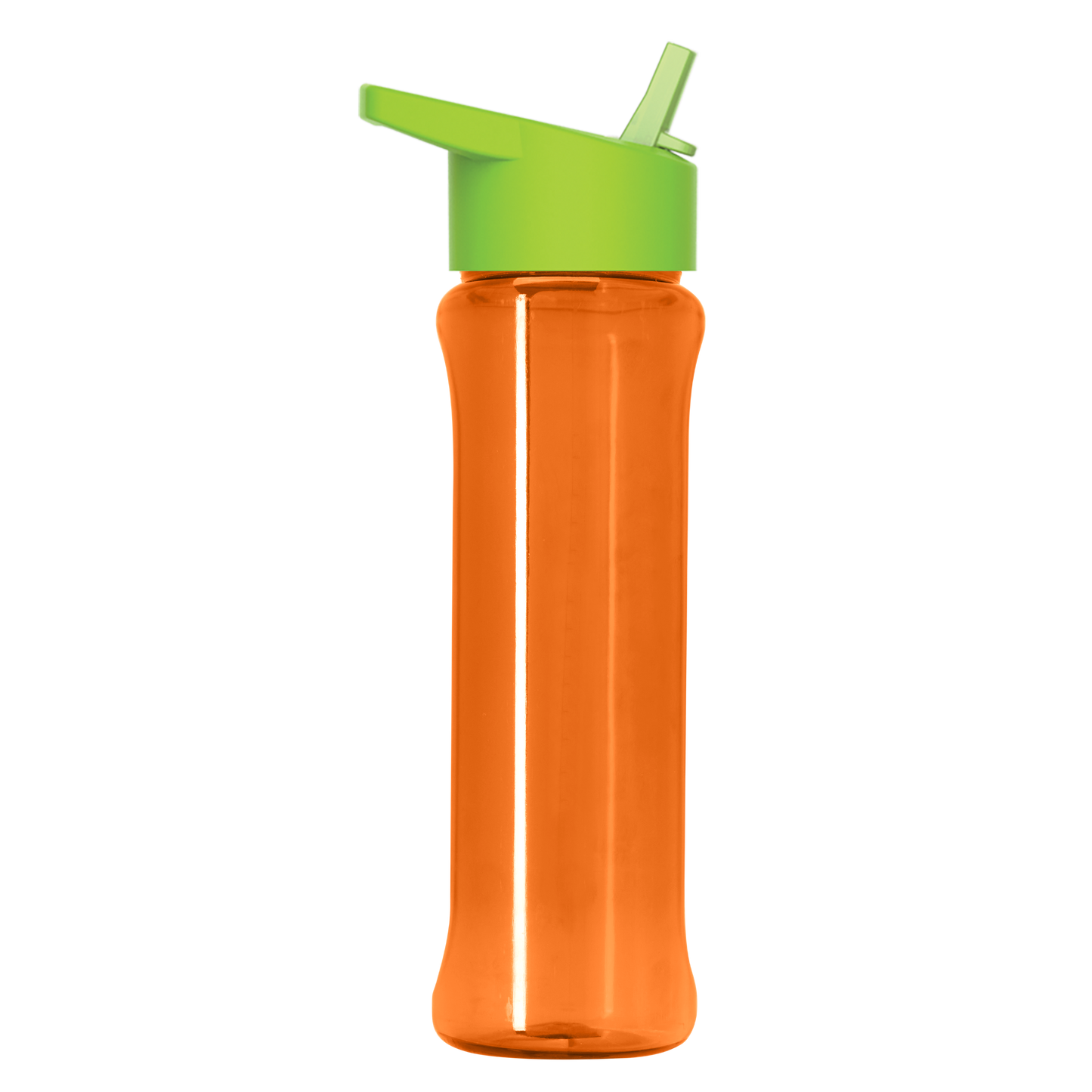 Boss Embossed RPET Bottle with Flip-Straw Lid - 26 oz.
