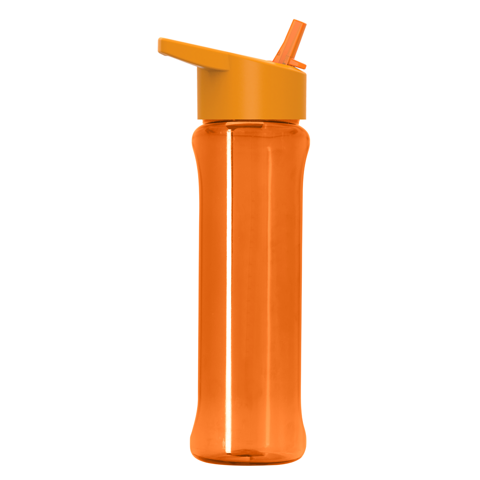 Boss Embossed RPET Bottle with Flip-Straw Lid - 26 oz.