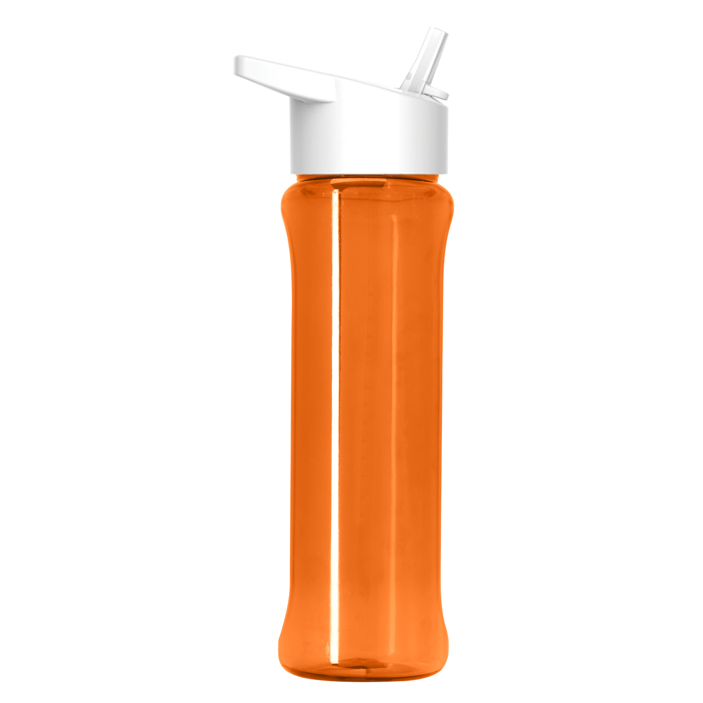 Boss Embossed RPET Bottle with Flip-Straw Lid - 26 oz.