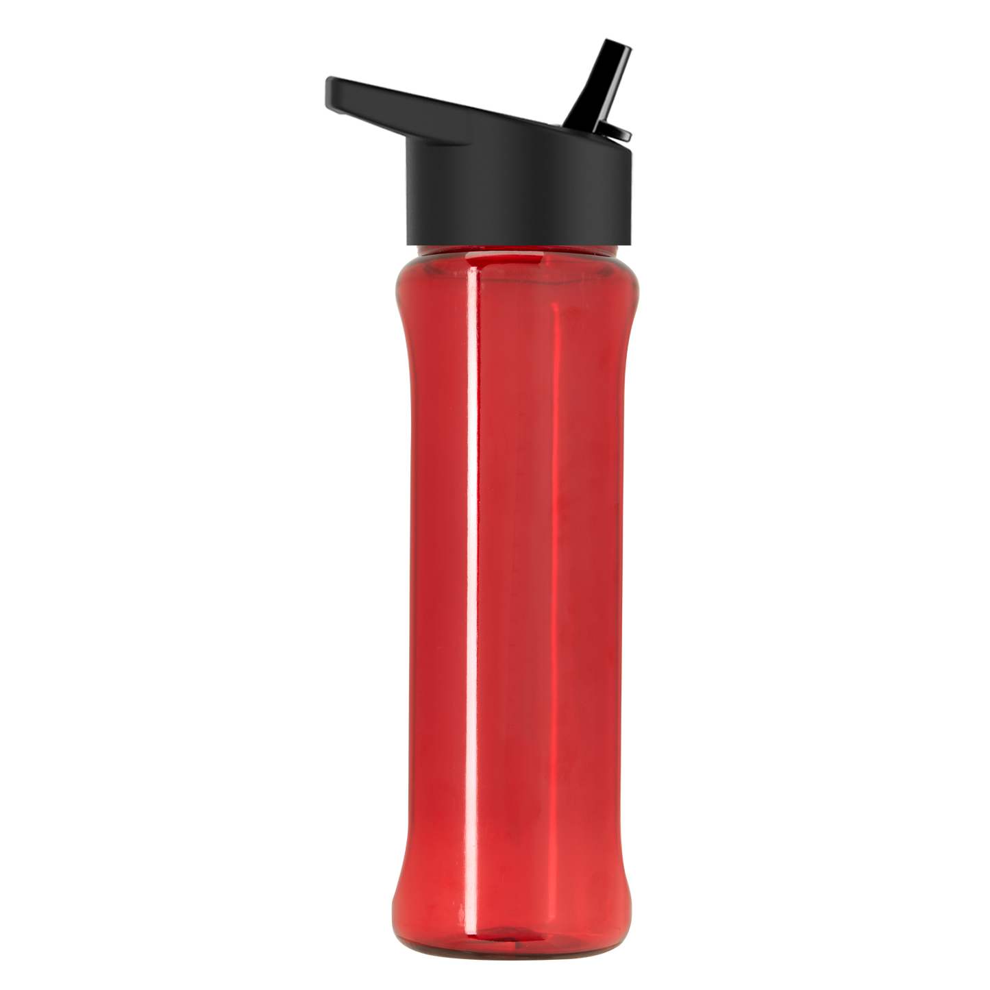 Boss Embossed RPET Bottle with Flip-Straw Lid - 26 oz.
