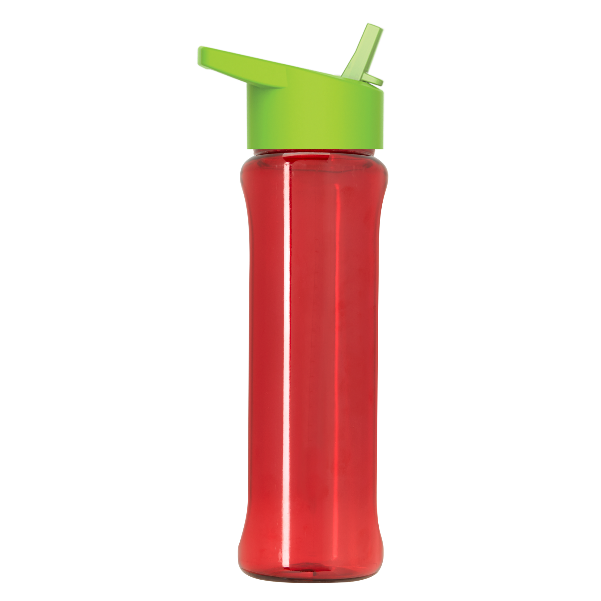 Boss Embossed RPET Bottle with Flip-Straw Lid - 26 oz.