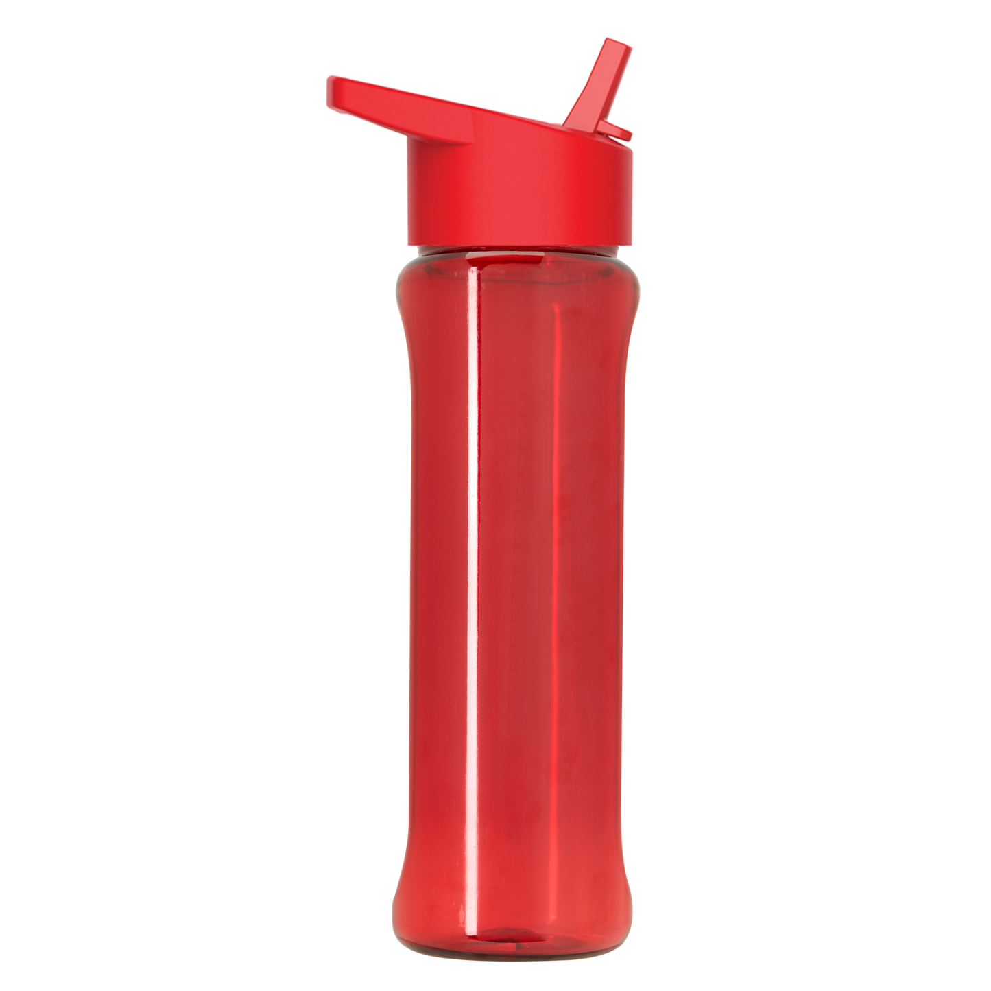 Boss Embossed RPET Bottle with Flip-Straw Lid - 26 oz.
