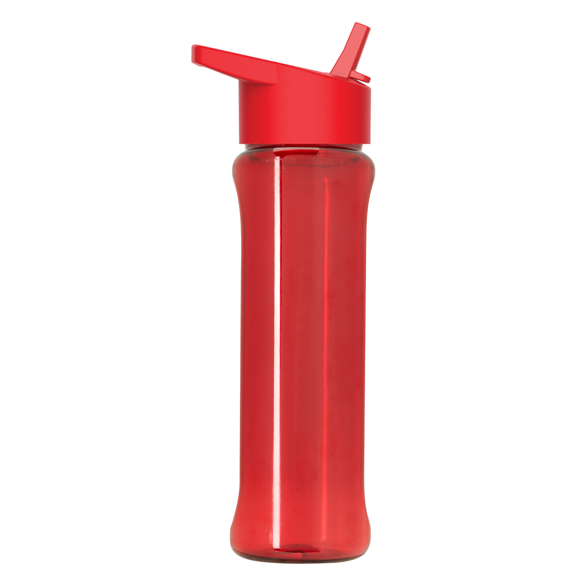 Boss Embossed RPET Bottle with Flip-Straw Lid - 26 oz.