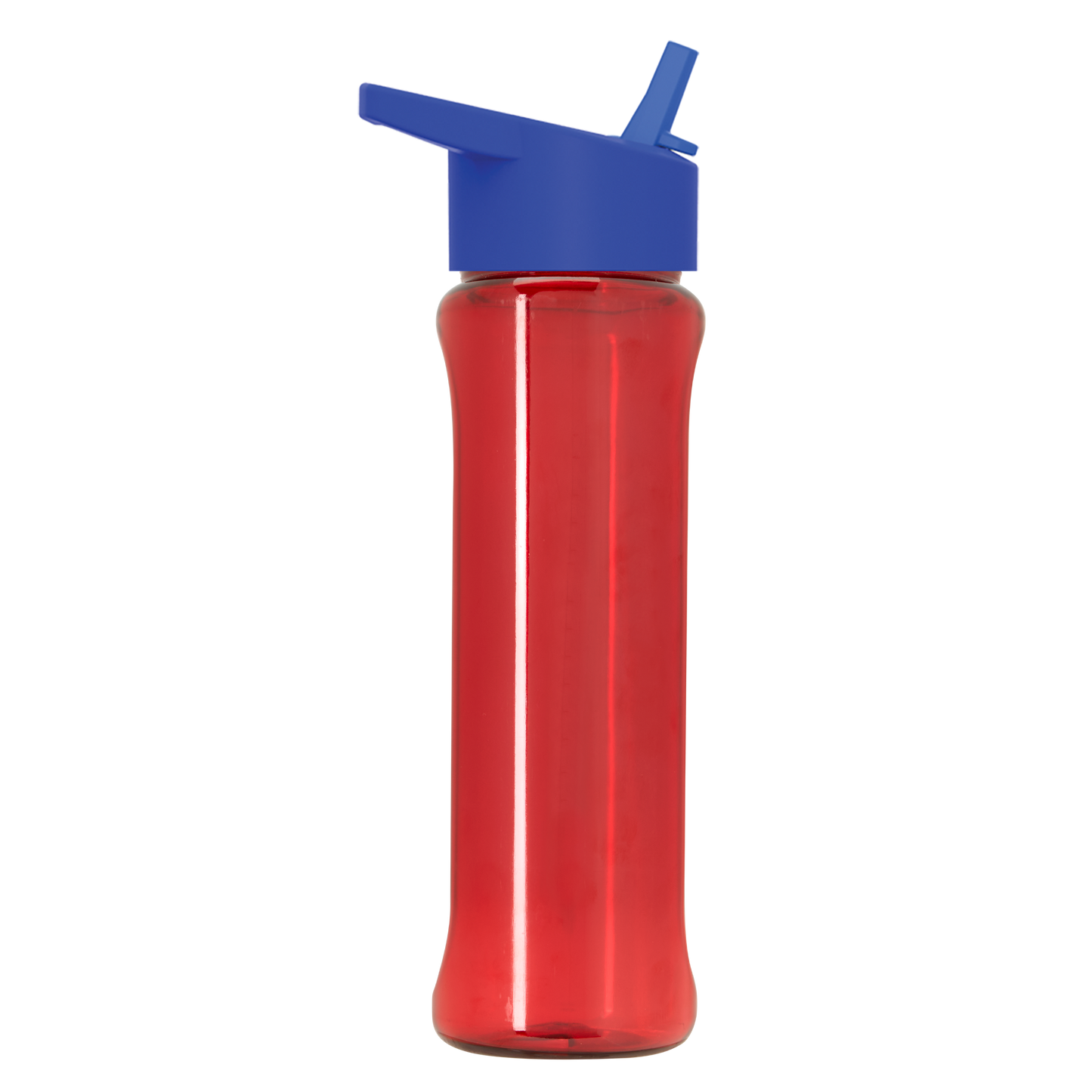 Boss Embossed RPET Bottle with Flip-Straw Lid - 26 oz.