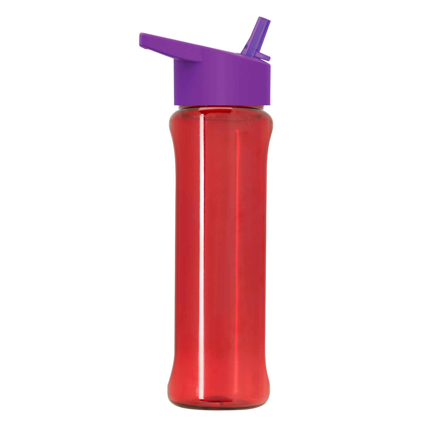 Boss Embossed RPET Bottle with Flip-Straw Lid - 26 oz.