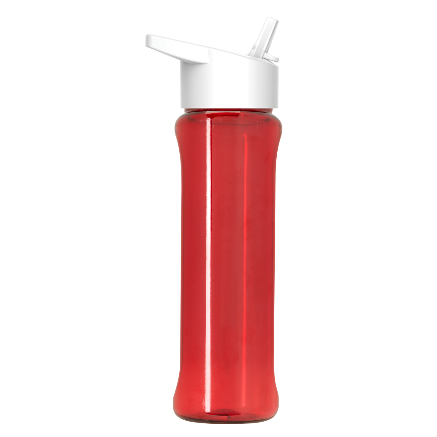 Boss Embossed RPET Bottle with Flip-Straw Lid - 26 oz.