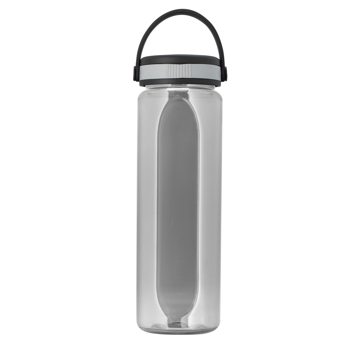 Custom logo Boss Embossed RPET Bottle with Grip Lid - 26 oz.