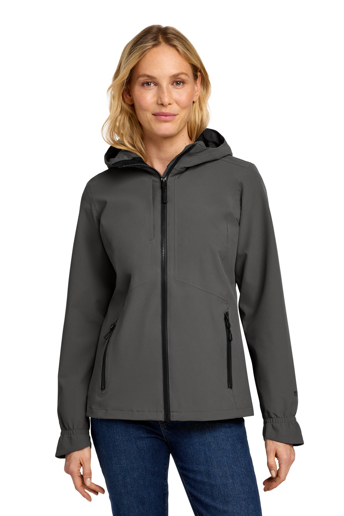 Custom logo Eddie Bauer® Women's WeatherEdge® Plus Jacket EB561 in Iron Gate