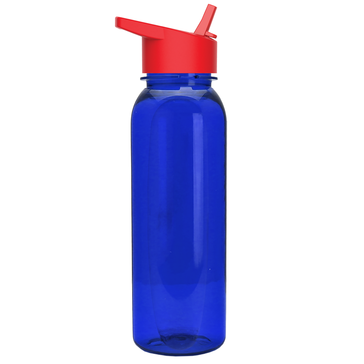 Custom logo Boss Embossed Tritan® Bottle with Flip-Straw Lid - 24 oz.