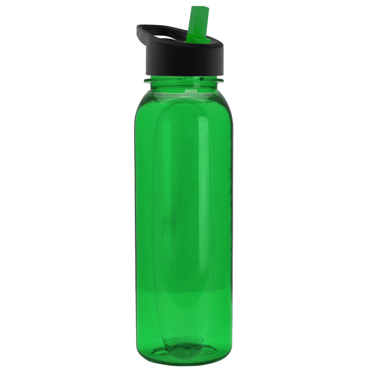 Custom logo Boss Embossed Tritan® Bottle with Flip-Straw Lid - 24 oz.