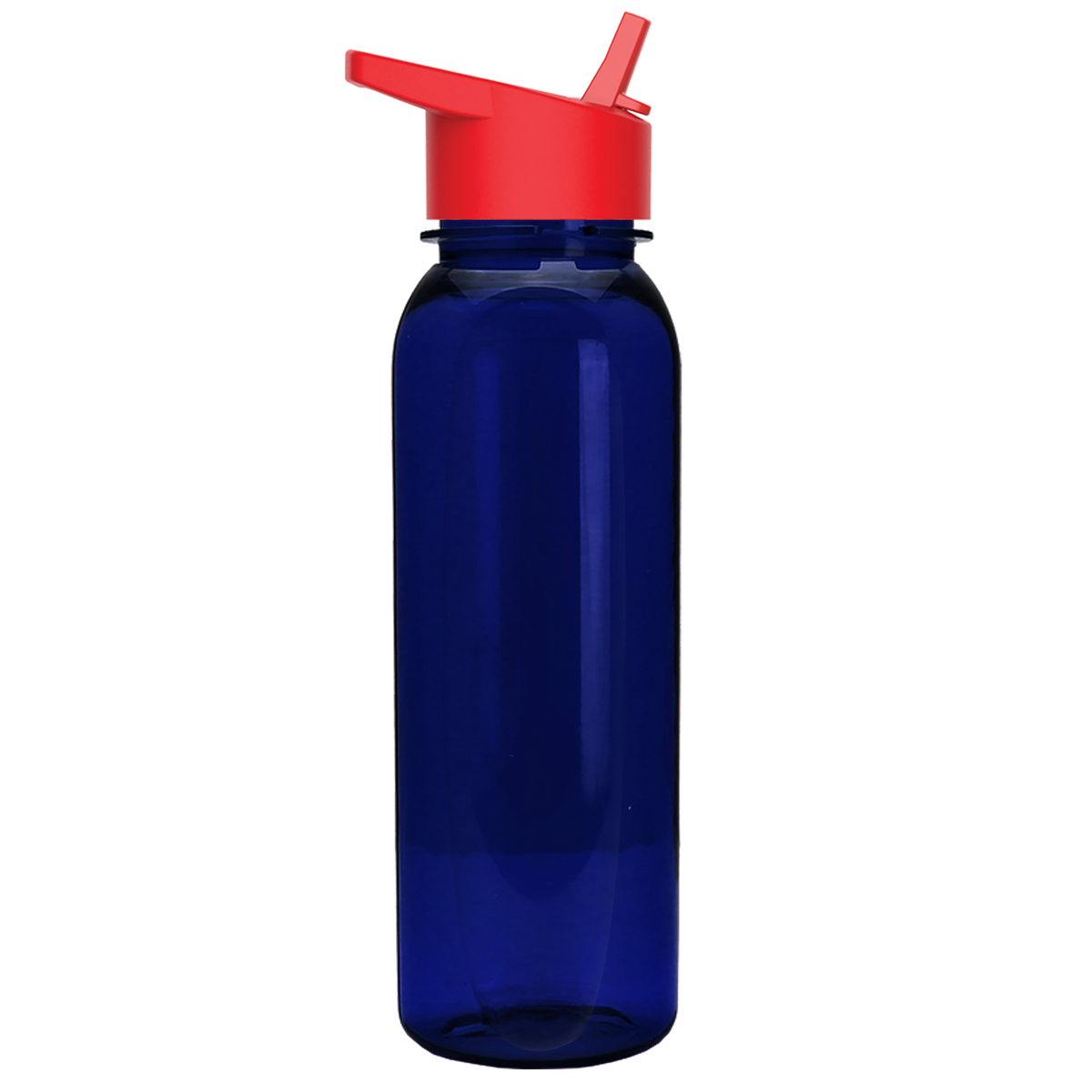 Custom logo Boss Embossed Tritan® Bottle with Flip-Straw Lid - 24 oz.