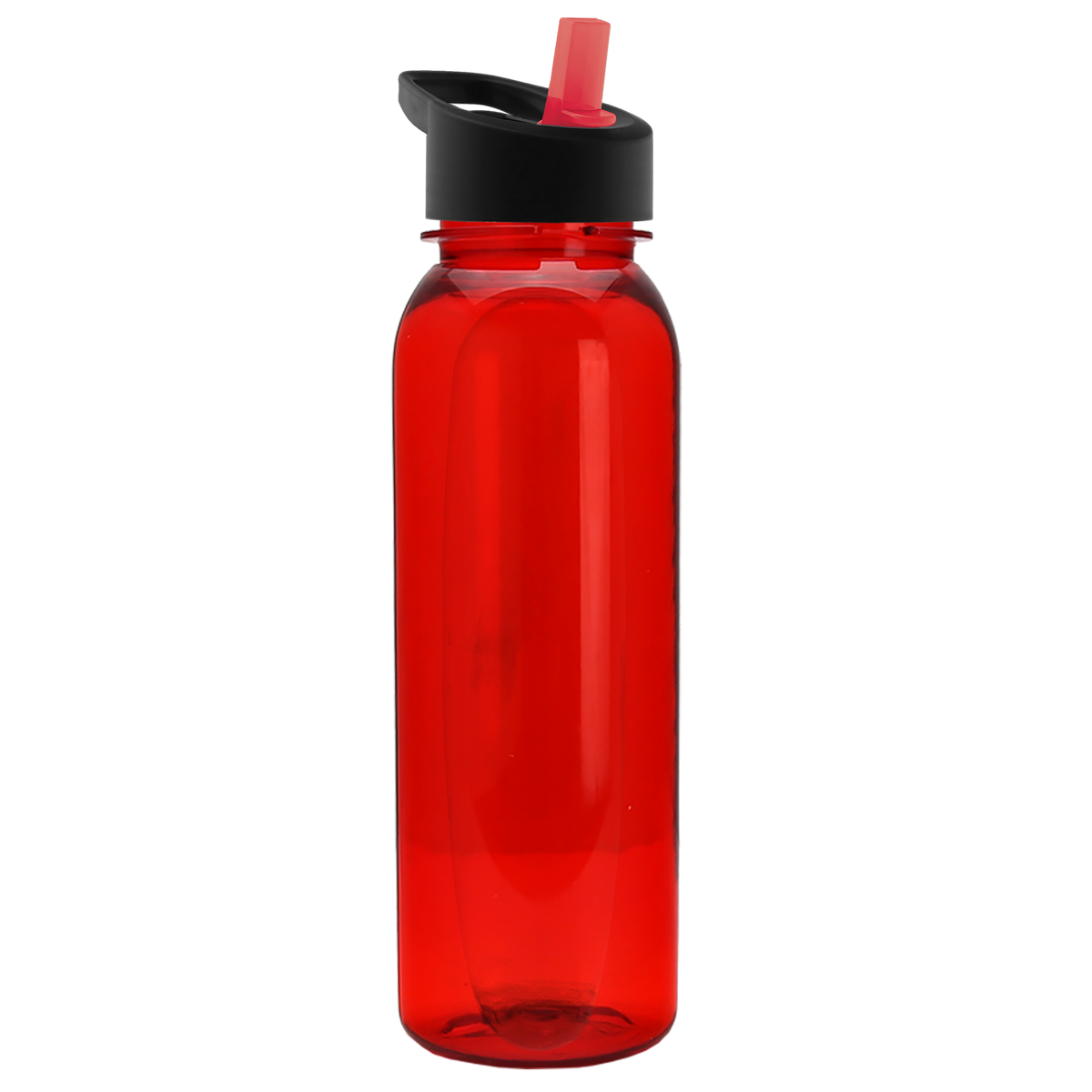 Custom logo Boss Embossed Tritan® Bottle with Flip-Straw Lid - 24 oz.