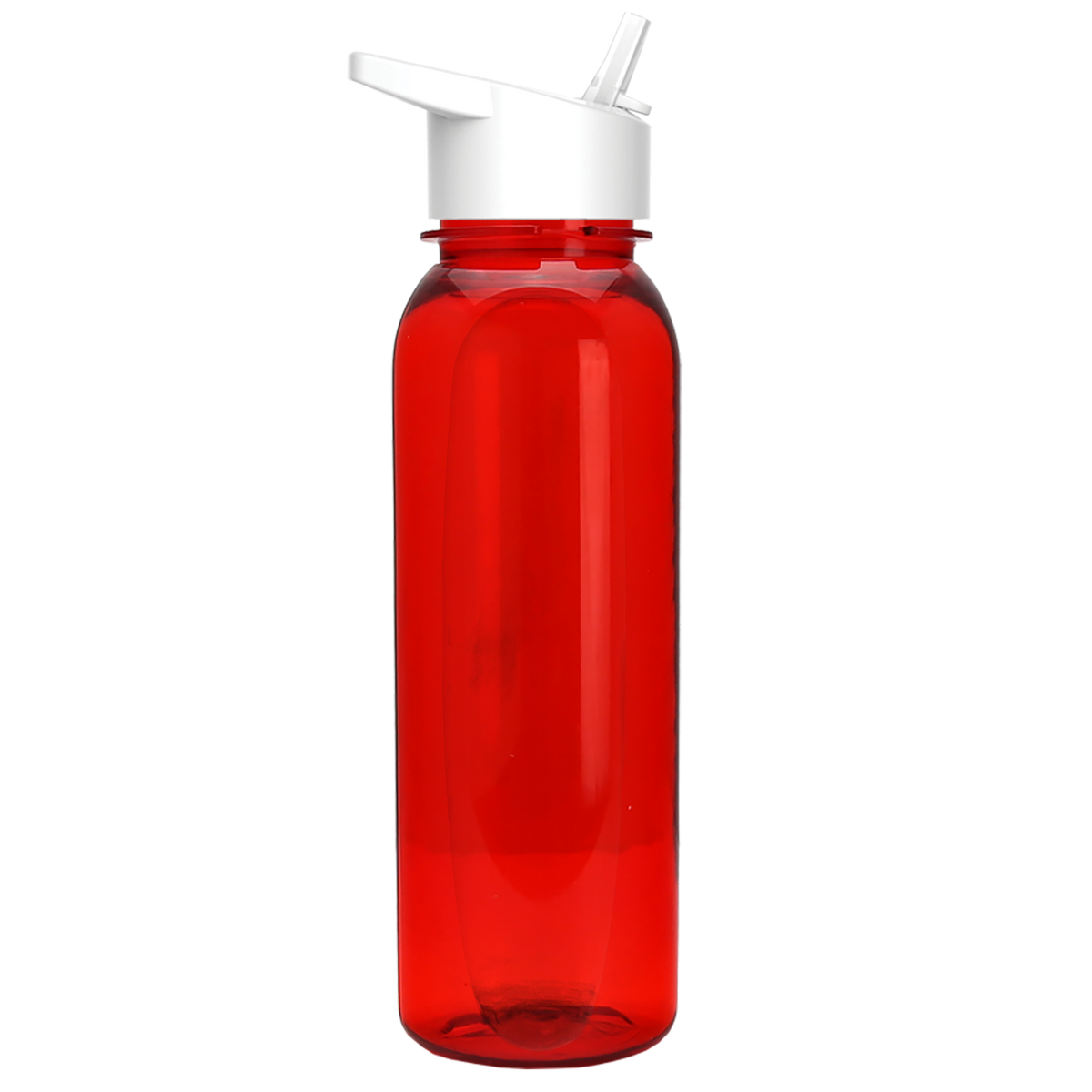 Custom logo Boss Embossed Tritan® Bottle with Flip-Straw Lid - 24 oz.