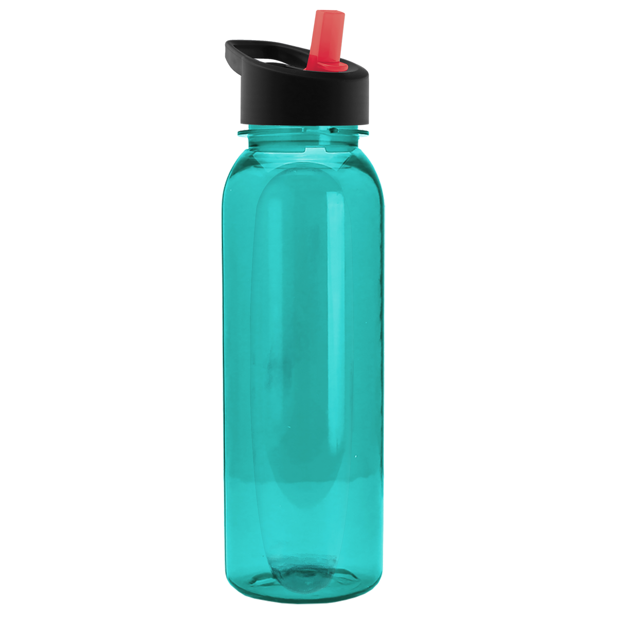 Custom logo Boss Embossed Tritan® Bottle with Flip-Straw Lid - 24 oz.