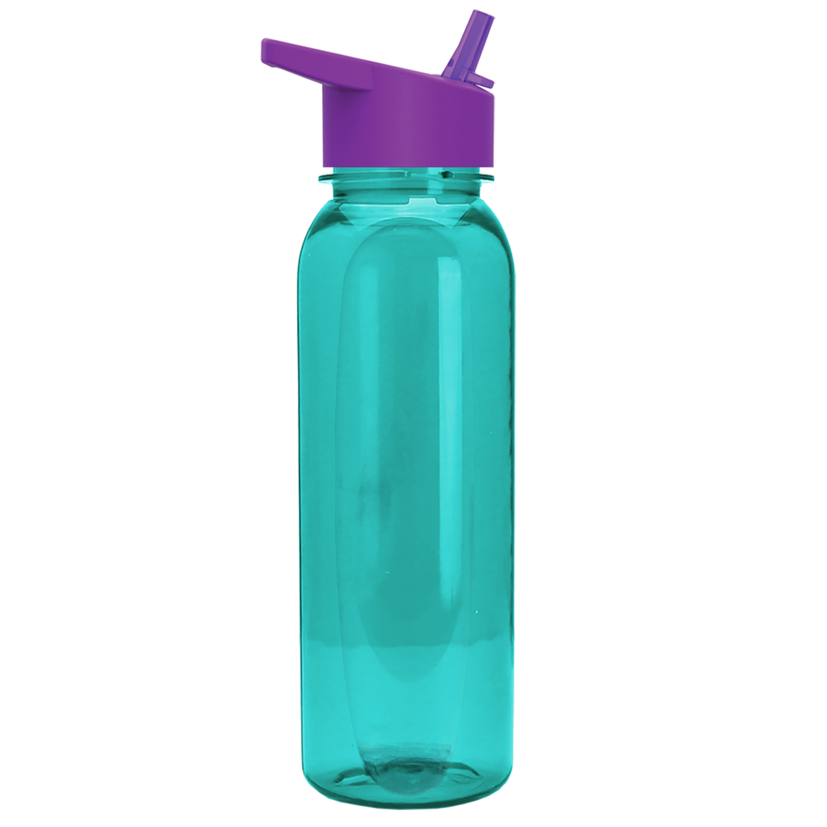 Custom logo Boss Embossed Tritan® Bottle with Flip-Straw Lid - 24 oz.