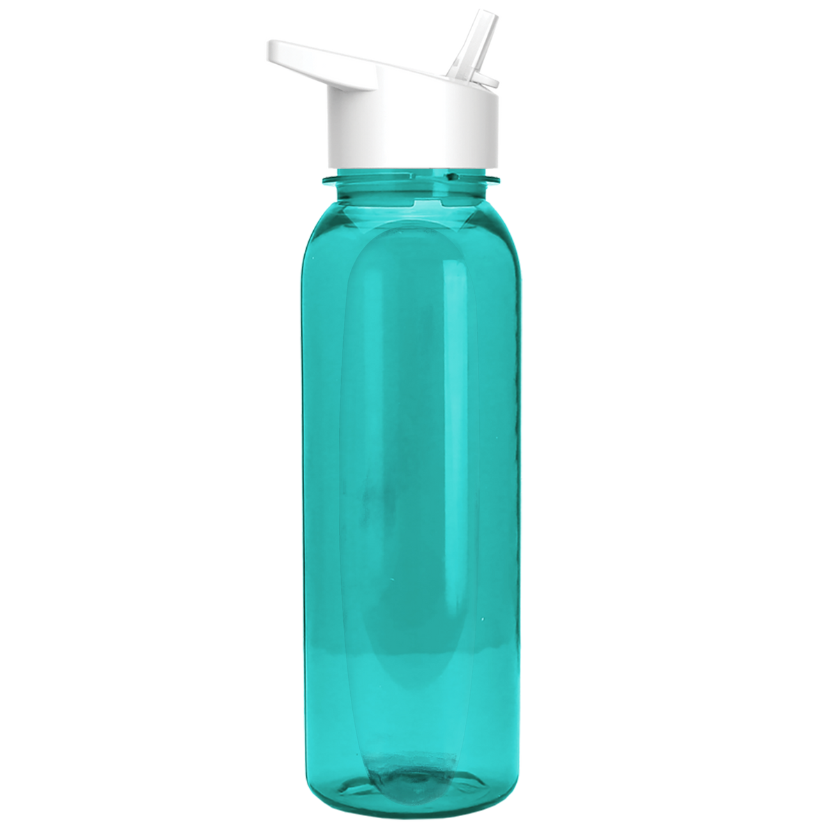 Custom logo Boss Embossed Tritan® Bottle with Flip-Straw Lid - 24 oz.