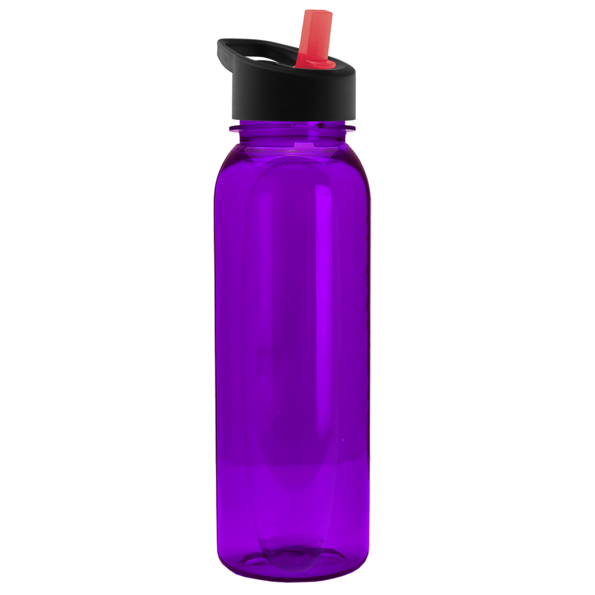 Custom logo Boss Embossed Tritan® Bottle with Flip-Straw Lid - 24 oz.