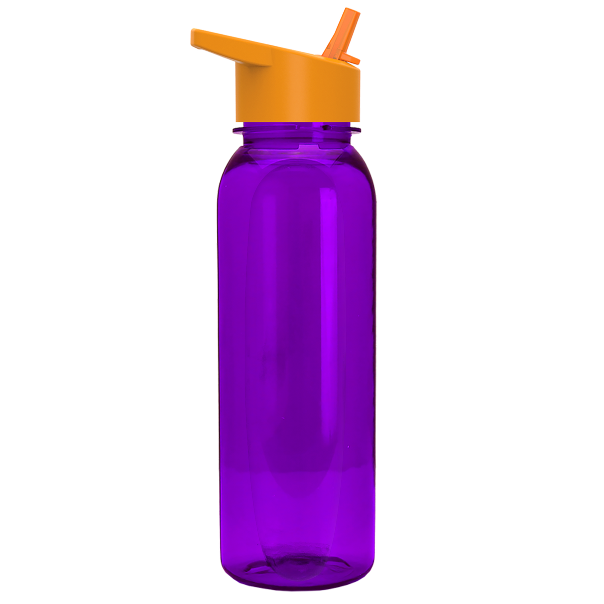 Custom logo Boss Embossed Tritan® Bottle with Flip-Straw Lid - 24 oz.