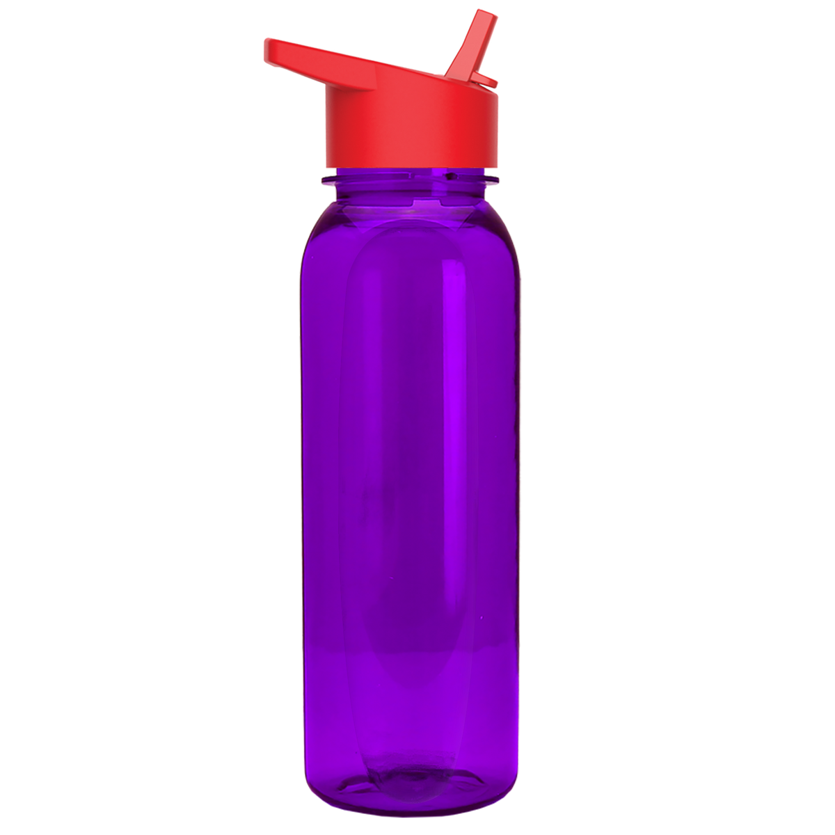 Custom logo Boss Embossed Tritan® Bottle with Flip-Straw Lid - 24 oz.