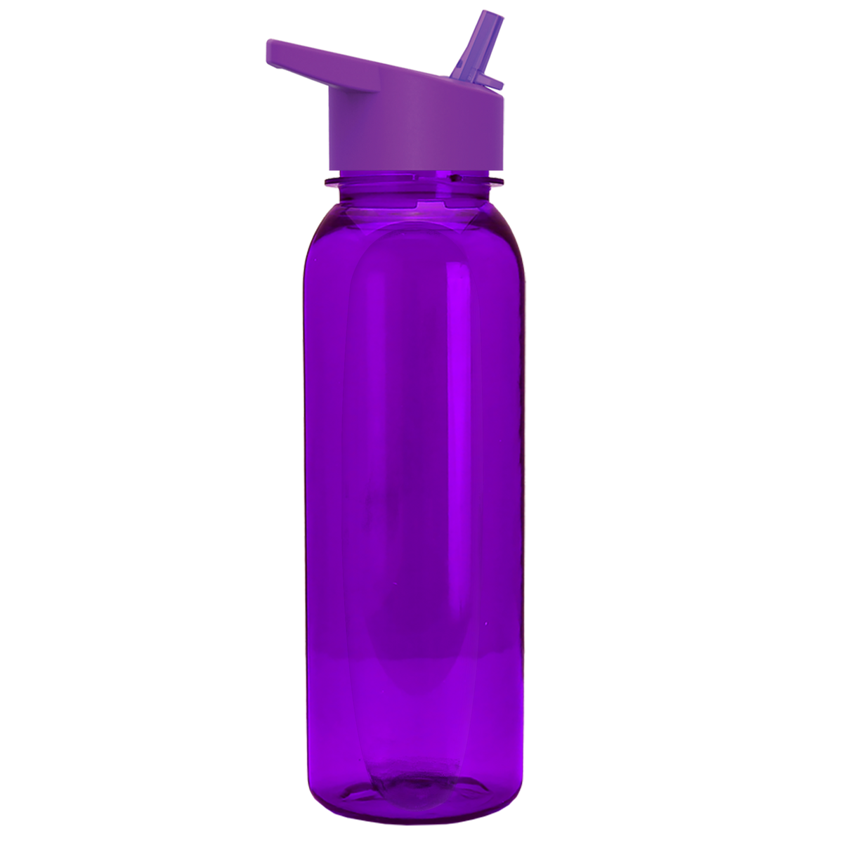 Custom logo Boss Embossed Tritan® Bottle with Flip-Straw Lid - 24 oz.